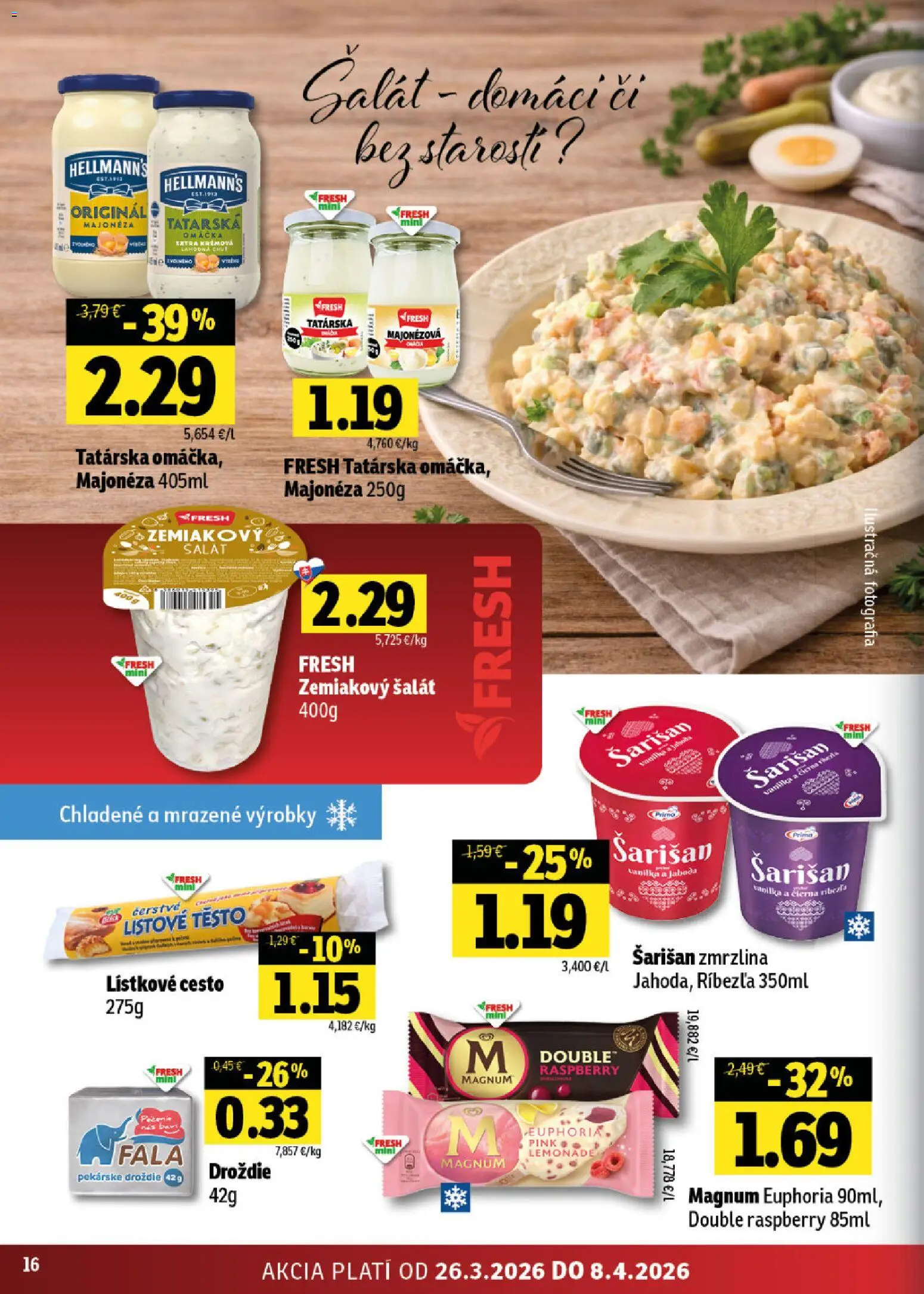 Fresh stredné a západné Slovensko od 26.03.2026 → Potraviny online