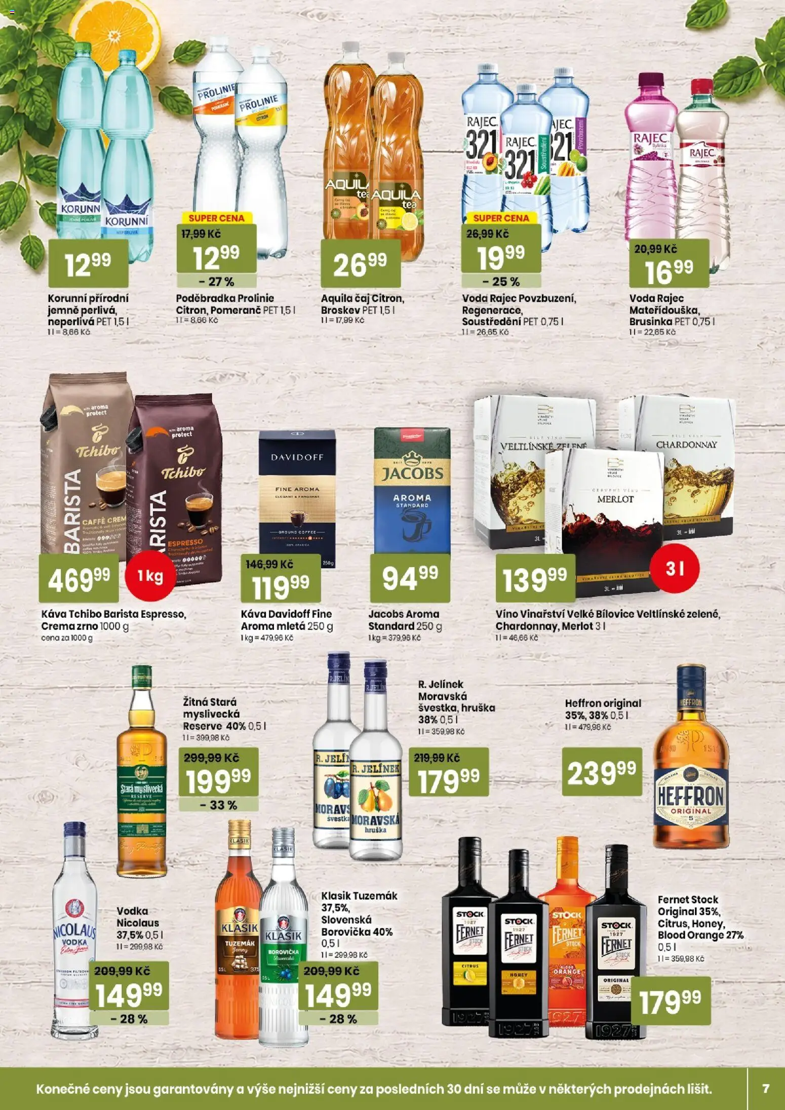 Tempo leták - Tuty od 07.10.2026 | Strana: 7 | Produkty: Vodka, Merlot, Káva davidoff, Aquila