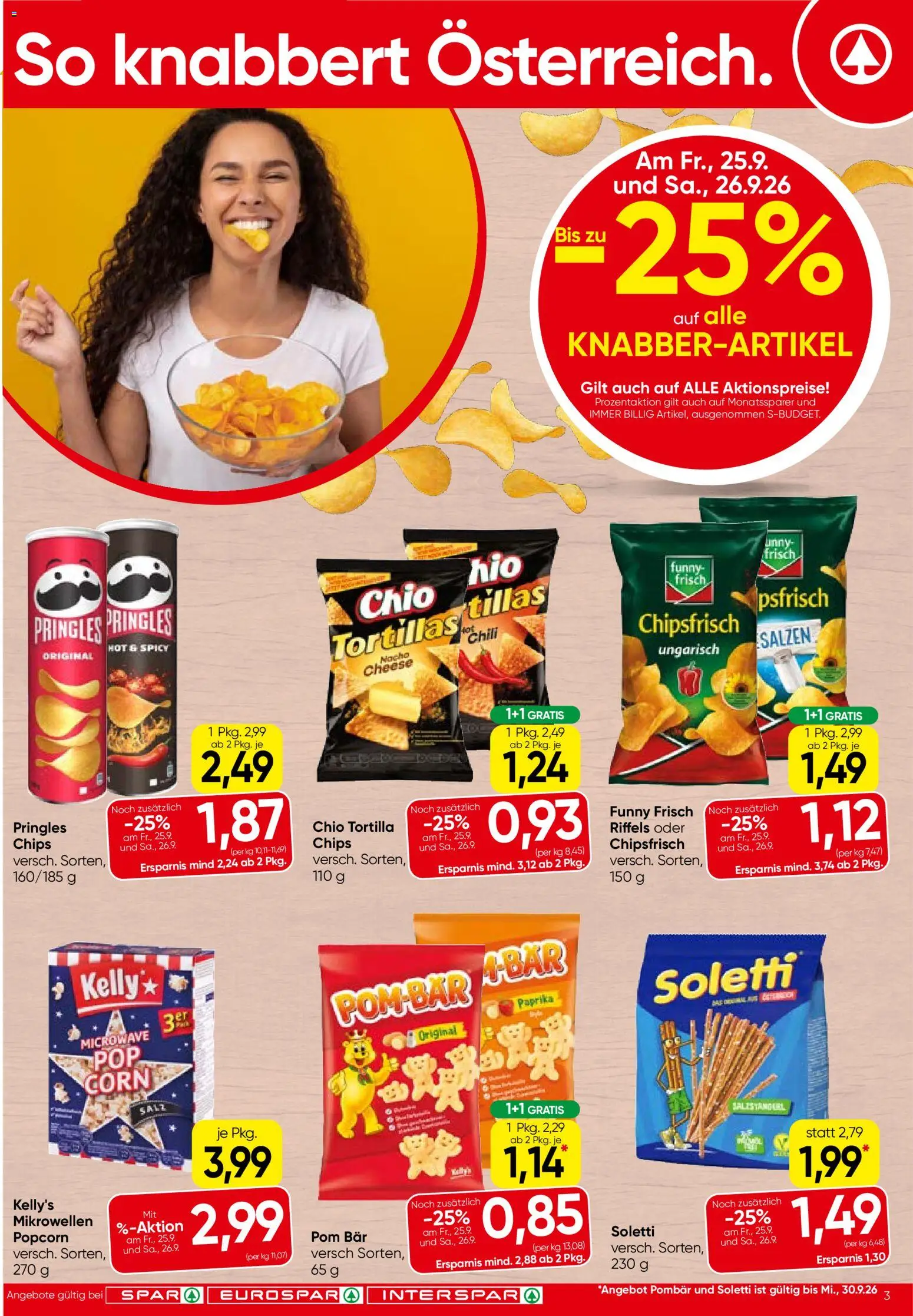 Spar Flugblatt gültig ab 24.09.2026 | Seite: 3