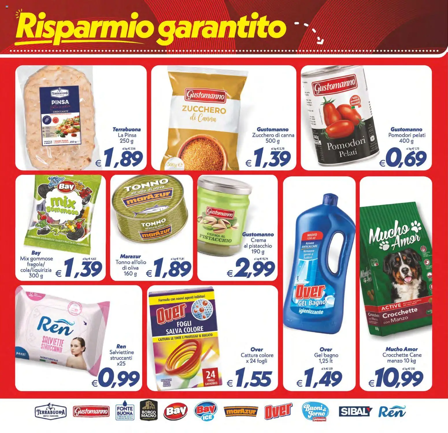 Volantino SuperConveniente del 22/09/2026 | Pagina: 11 | Prodotti: Lavatrice, Crocchette cane, Zucchero di canna, Bagno