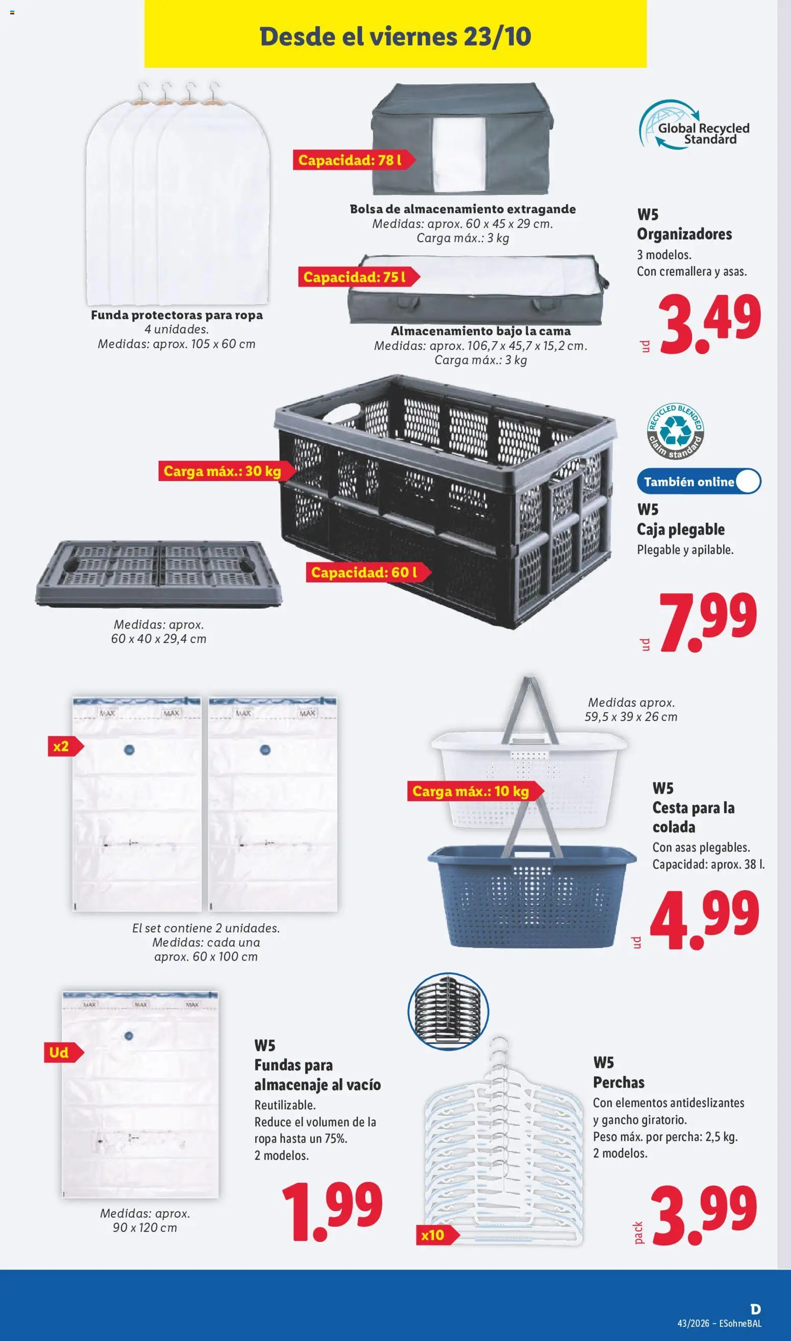 Lidl folleto de bazar │ válido desde el 19/10/2026 | Página: 25