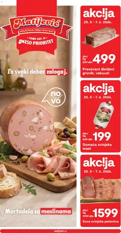 Matijevic katalog - pregled Matijevic kataloga - važi od 25.05.2026