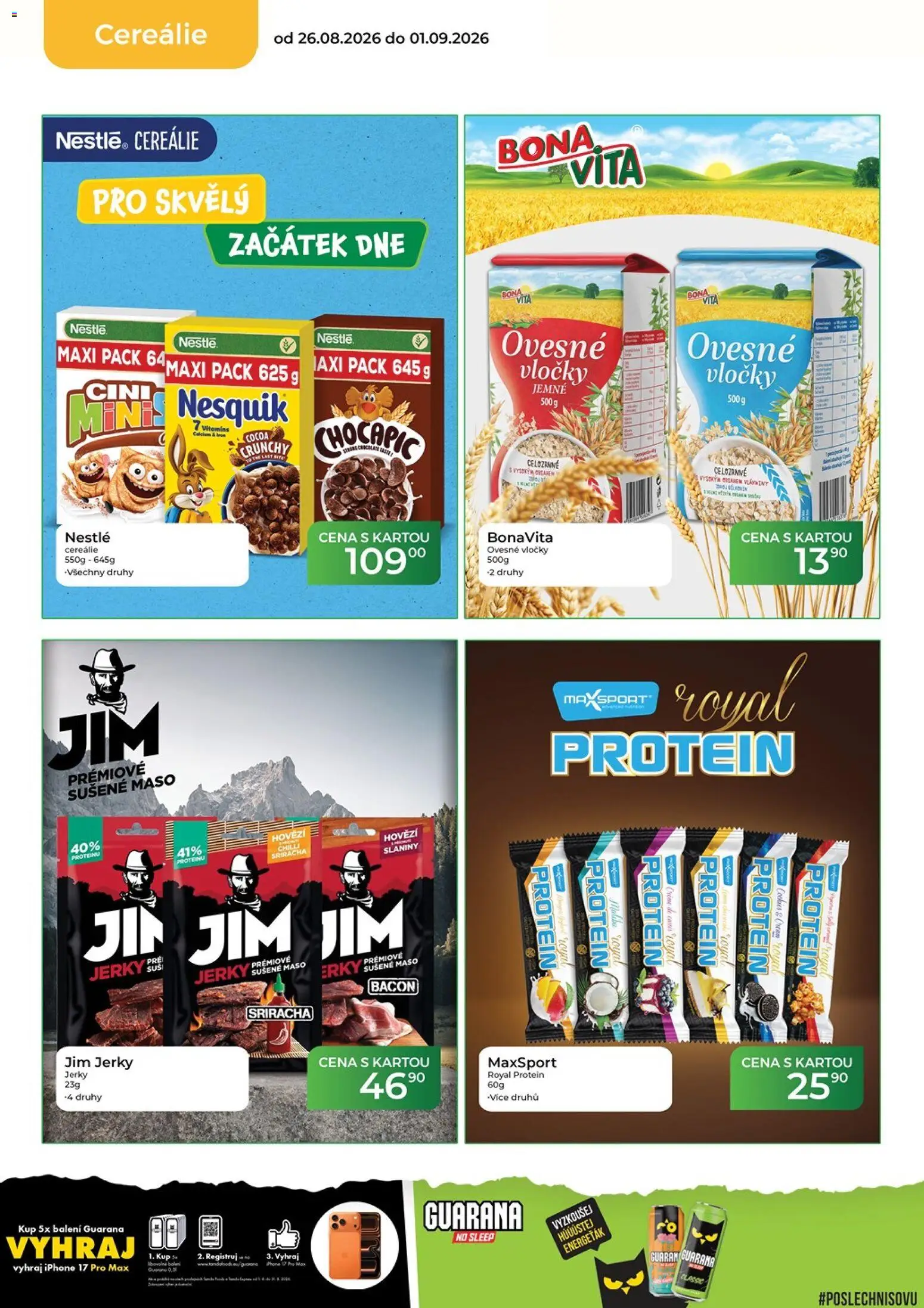 Tamda Foods leták od 26.08.2026 | Strana: 24 | Produkty: Cereálie, Cookies, Protein, Jerky