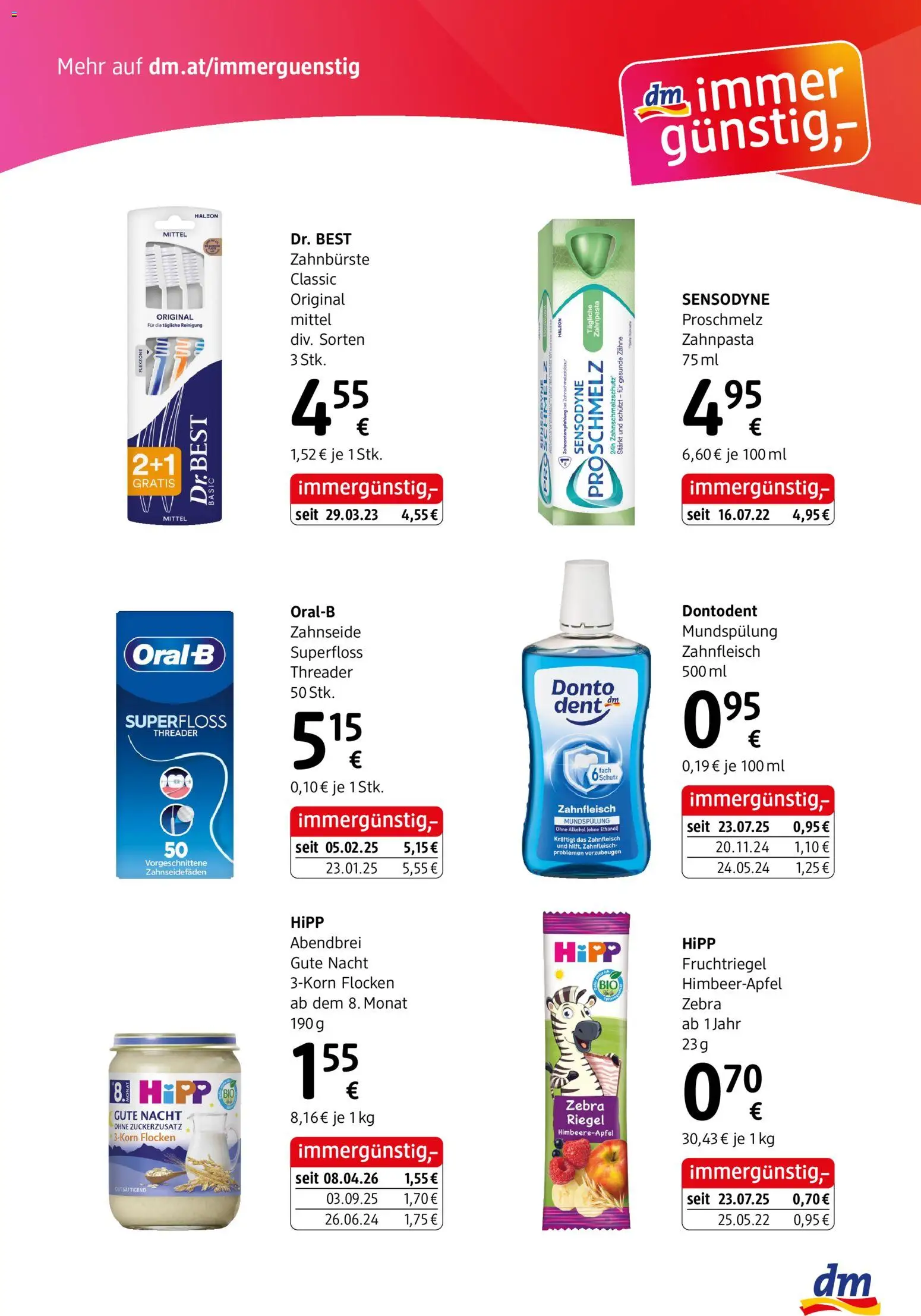 dm drogerie markt Flugblatt gültig ab 29.10.2026 | Seite: 7 | Produkte: Flocken, Zahnpasta, Zahnbürste