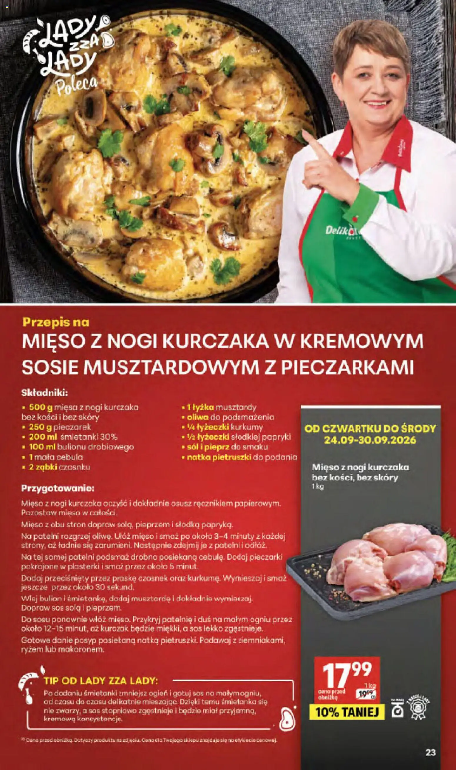 Delikatesy Centrum gazetka - Sklepy Własne od 24.09.2026 | Strona: 23 | Produkty: Papryki, Bulion, Sos, Sól