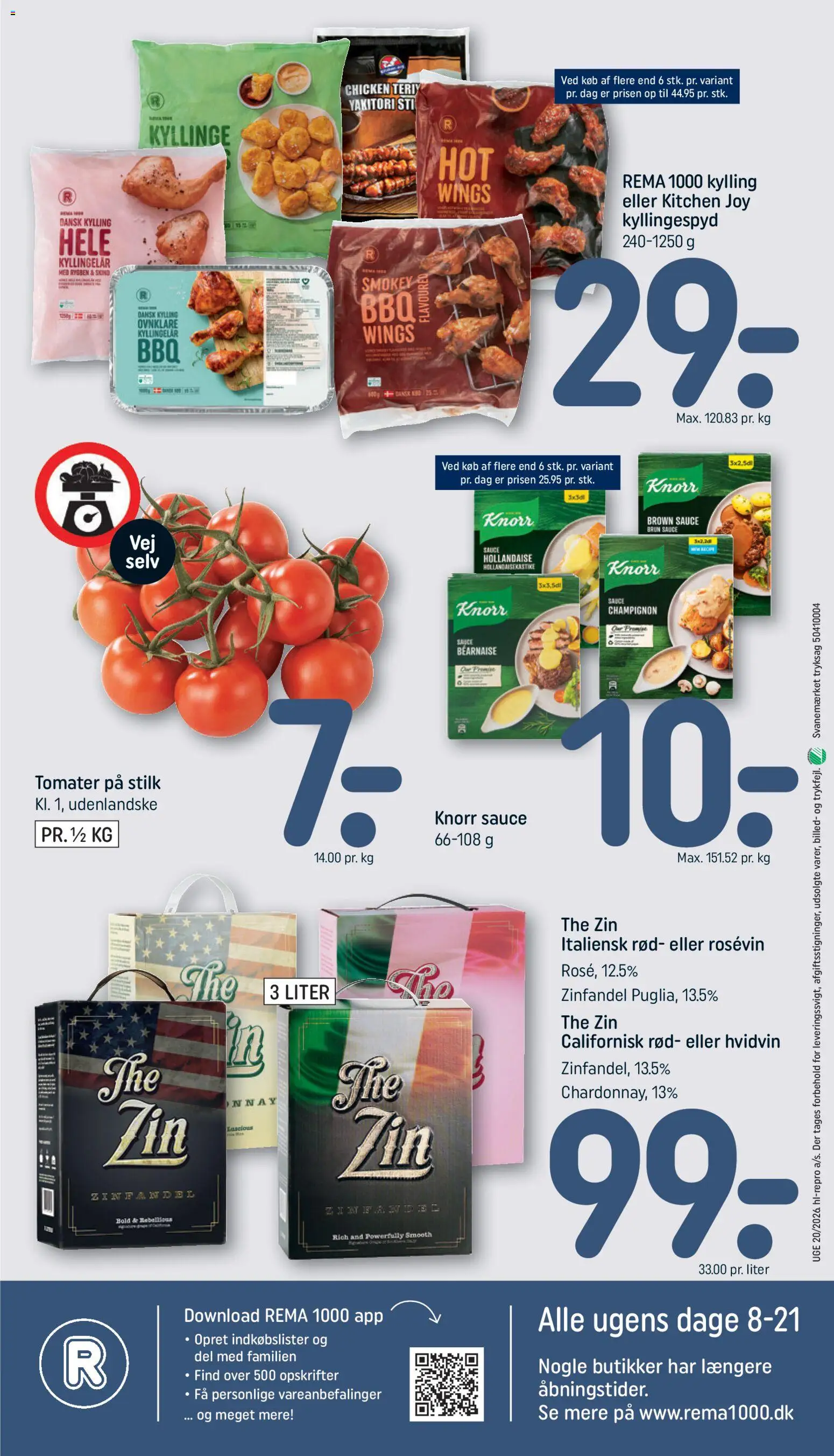 Rema 1000 tilbudsavis – gyldig fra 10.05.2026 | Side: 20 | Produkter: Champignon, Tomater