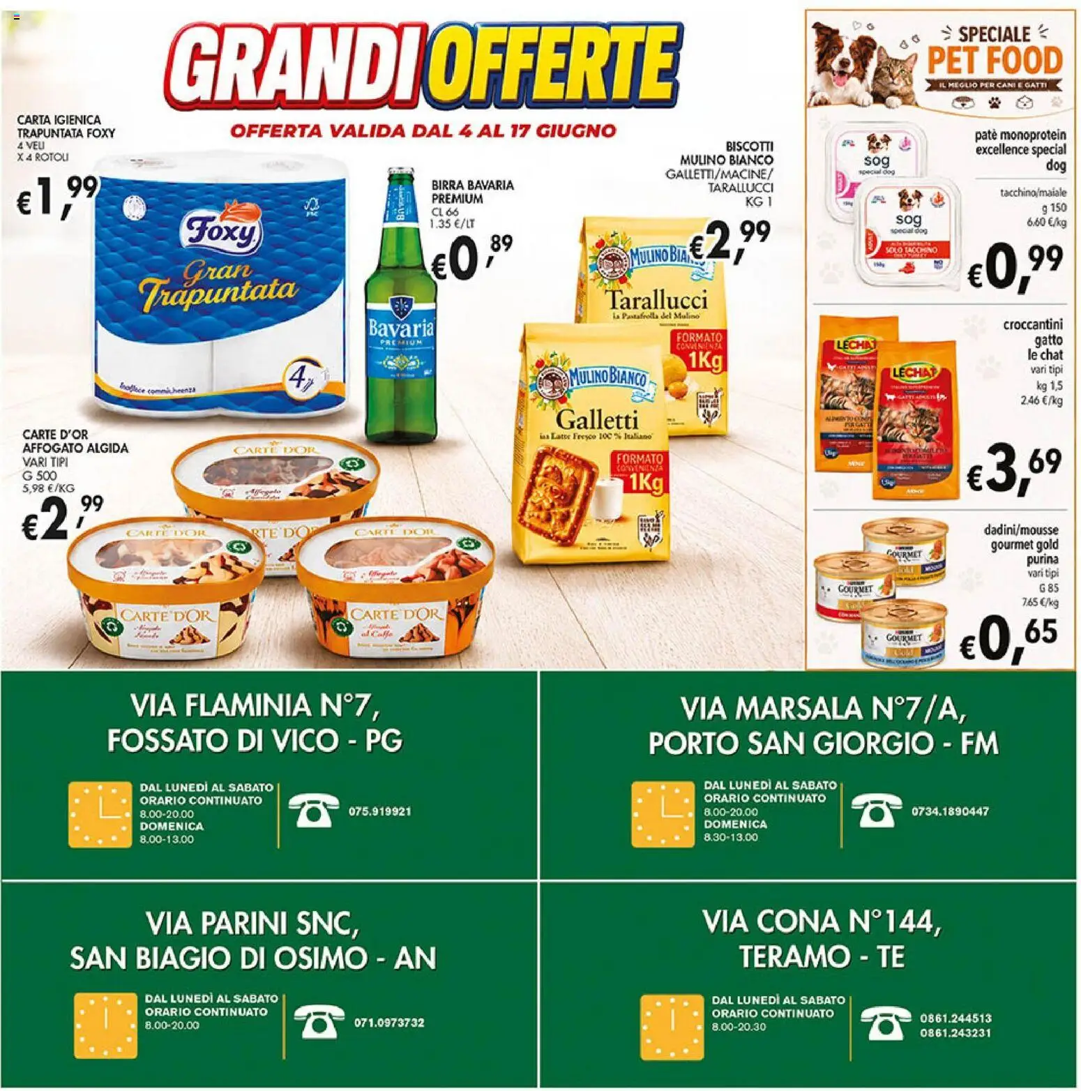 Volantino Coal del 04.06.2026 | Pagina: 24 | Prodotti: Carta igienica, Tè, Biscotti, Latte