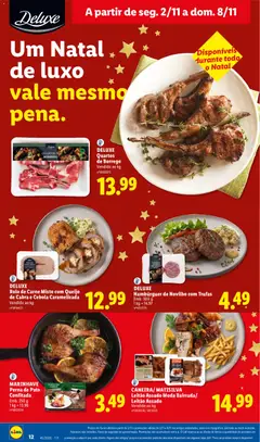 Pré-visualização DELUXE Rolo de Carne Misto com Queijo de Cabra e Cebola Caramelizada, Rolo de Carne Misto com Queijo de Cabra e Cebola Caramelizada Vendido ao kg válido de 02/11/2026 | Página: 12