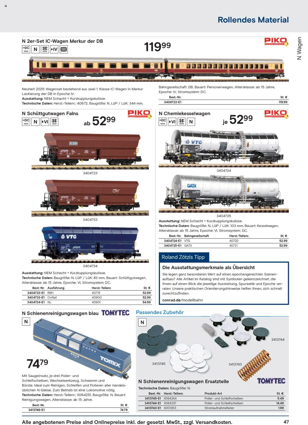 Conrad  Modellbahn Katalog – gültig ab 25.08.2025 | Seite: 49 | Produkte: BH