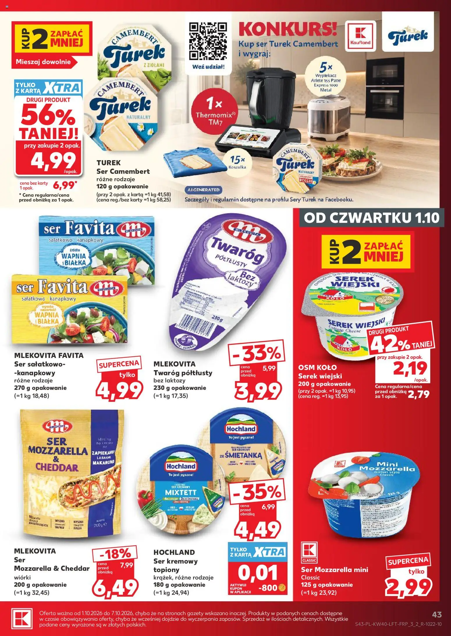 Kaufland gazetka od 01.10.2026 | Strona: 43