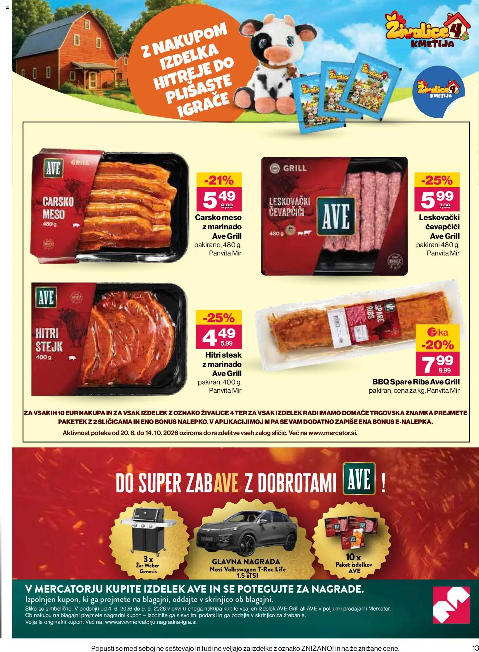 Novi Mercator katalog ponudbe – veljaven od 27.08.2026 | Stran: 13