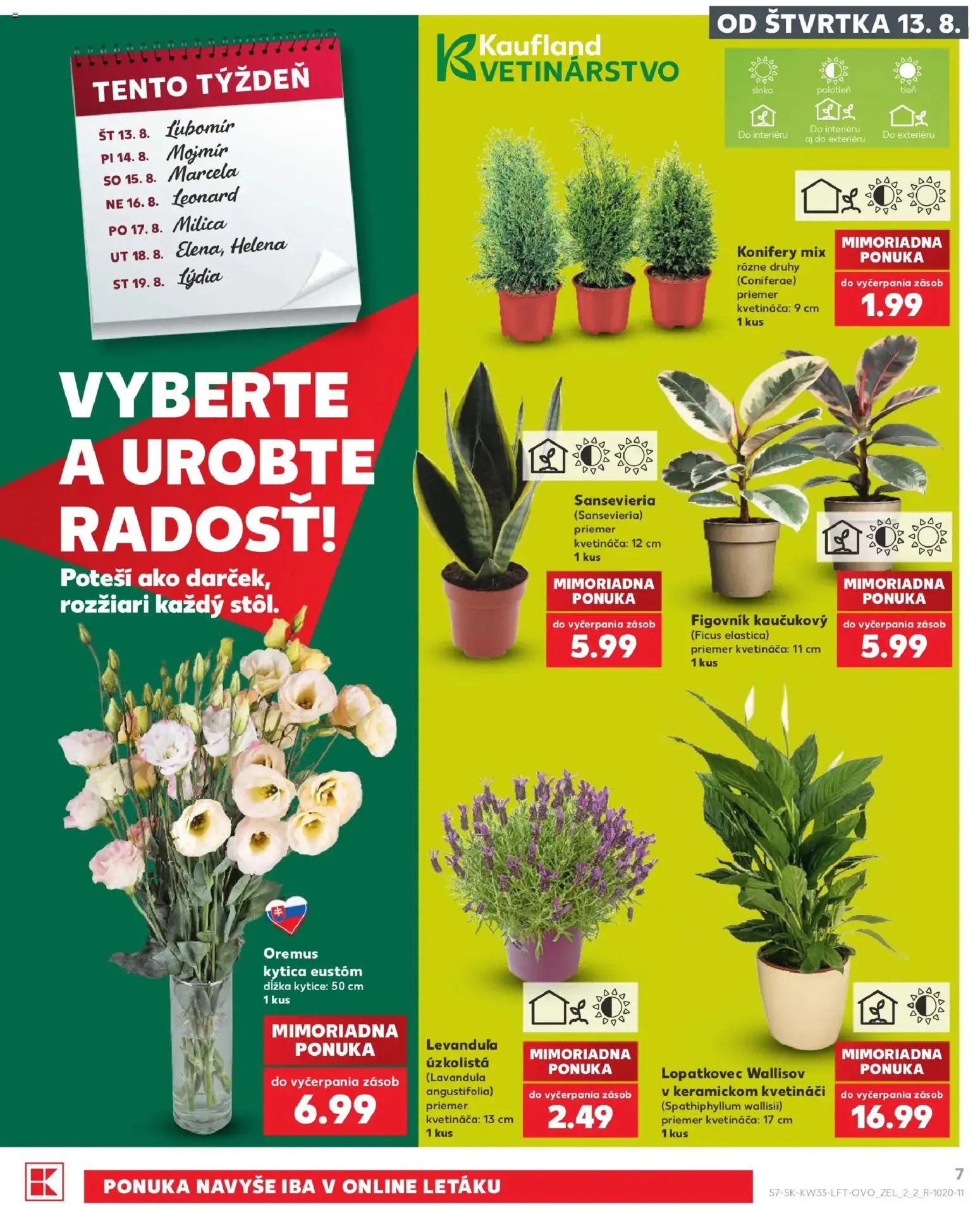 Nové Kaufland akcie – leták je platný od 13.08.2026 | Strana: 7