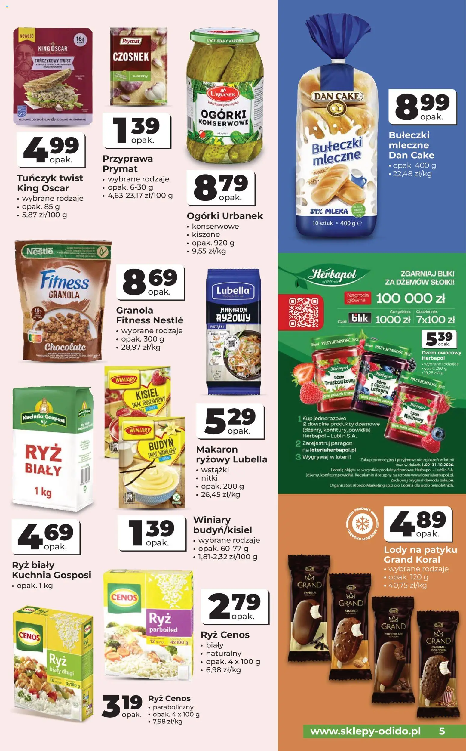 Odido gazetka od 02.09.2026 | Strona: 5 | Produkty: Czosnek, Granola, Kisiel, Powidła