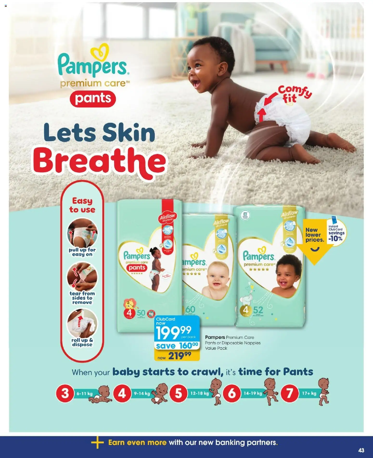 New Clicks catalogue – valid from 22/10/2026 | Page: 43 | Products: Pants, Nappies