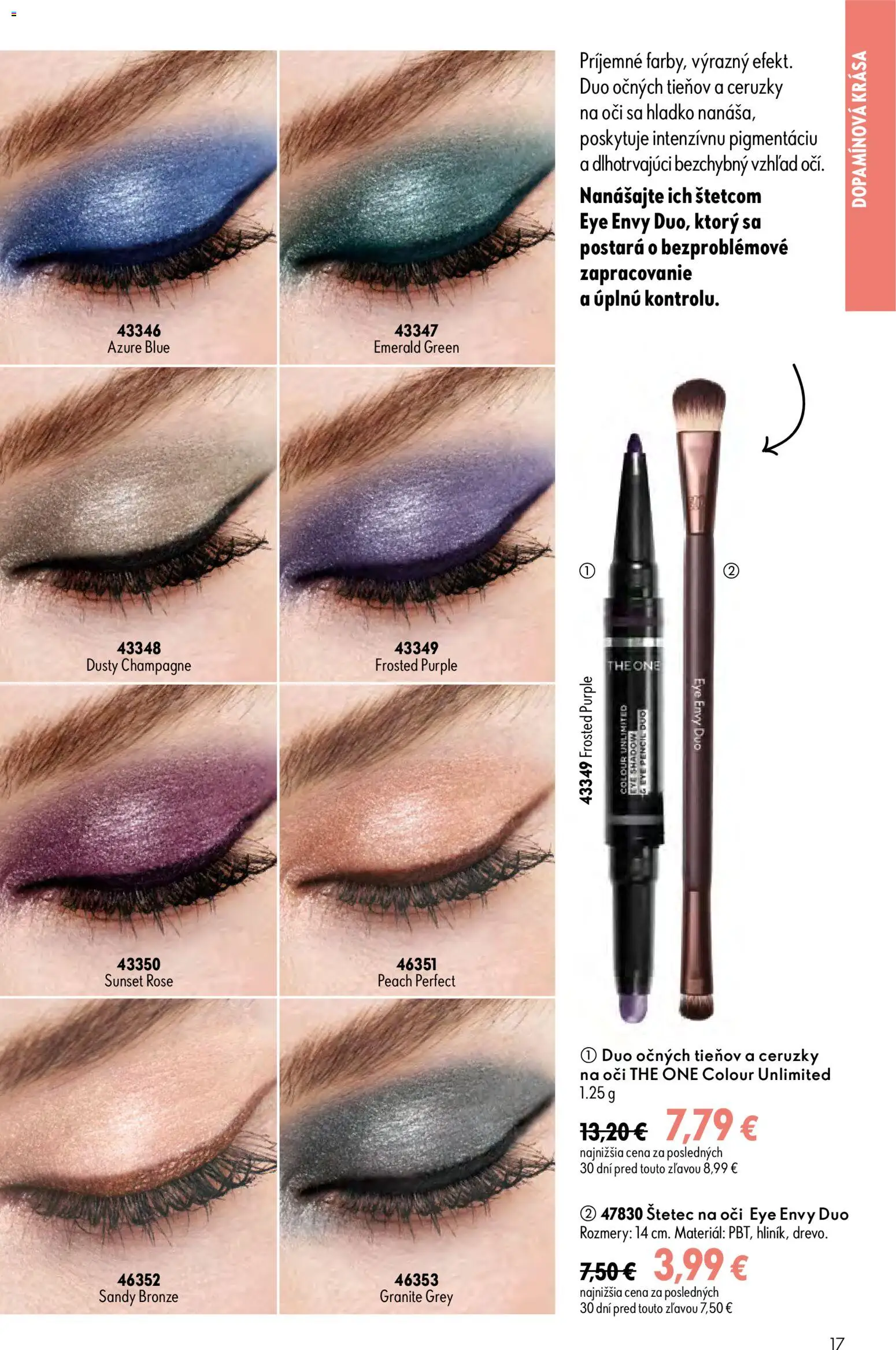 Nové Oriflame akcie – leták je platný od 29.07.2026 | Strana: 17 | Produkty: Štetec