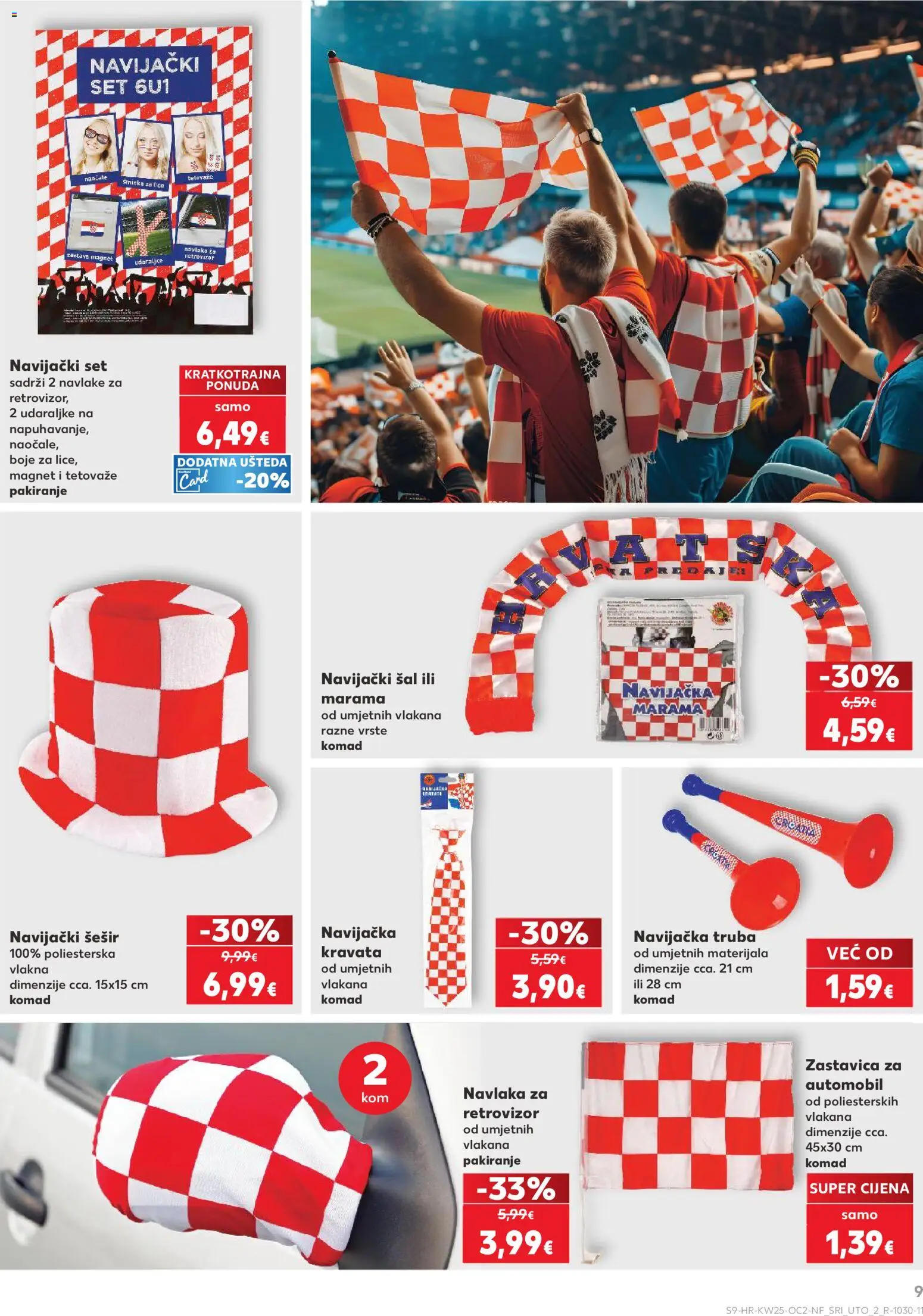 Kaufland katalog | vrijedi od 17.06.2026 | Stranica: 9 | Proizvodi: Šminka, Šal, Šešir