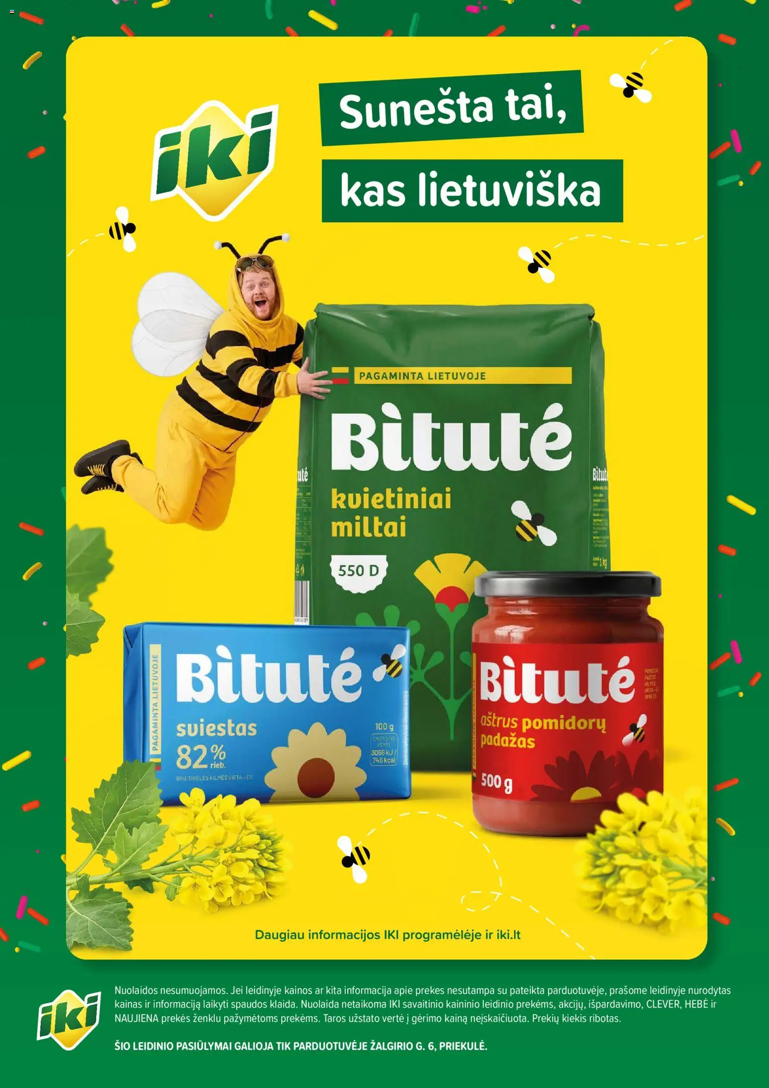 IKI akcijos nuo 2026.08.06 | Puslapis: 4 | Prekių: Miltai, Padažas