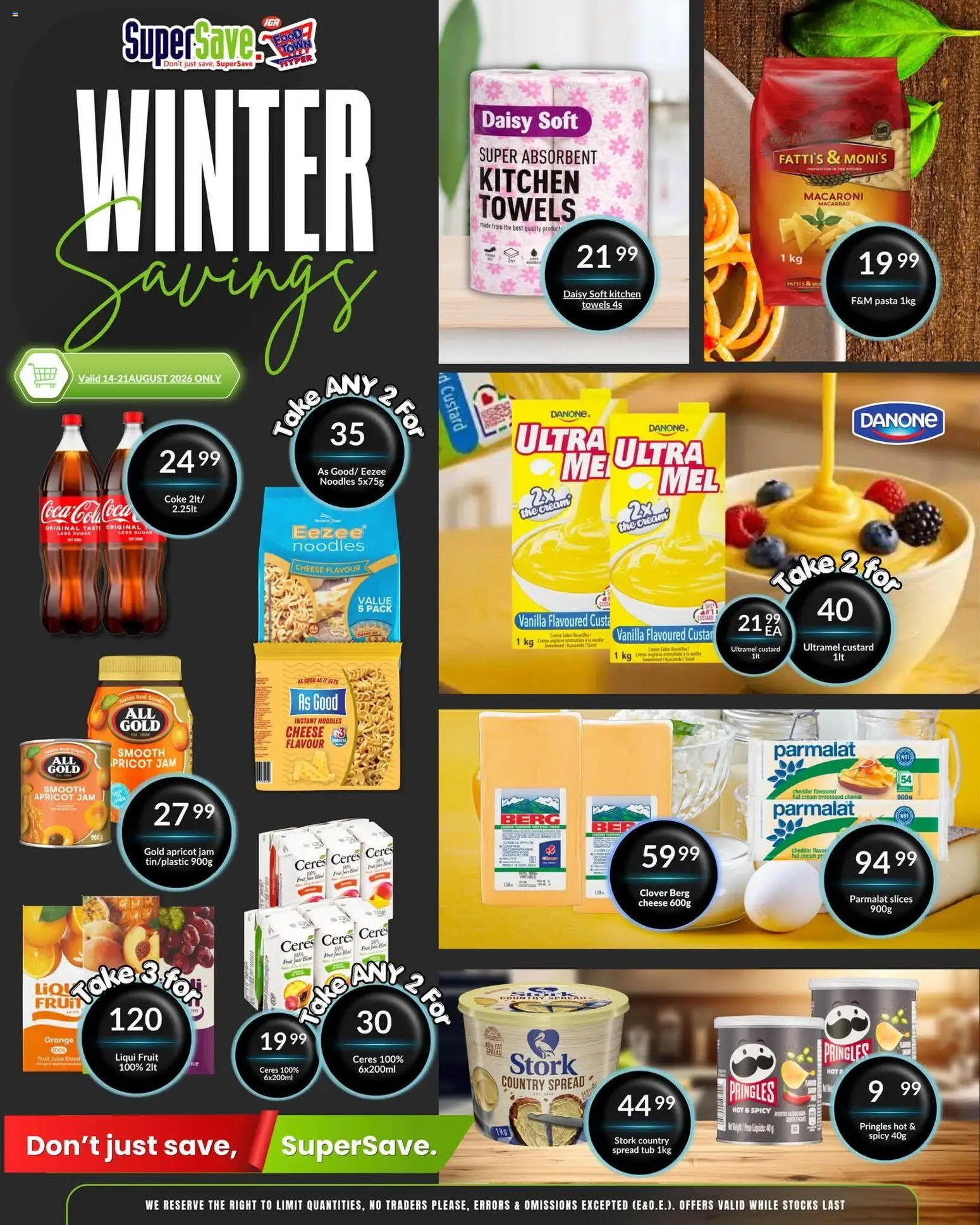 New Super Save catalogue – valid from 18/08/2026 | Page: 2 | Products: Towels, Vanilla, Pasta, Fruit