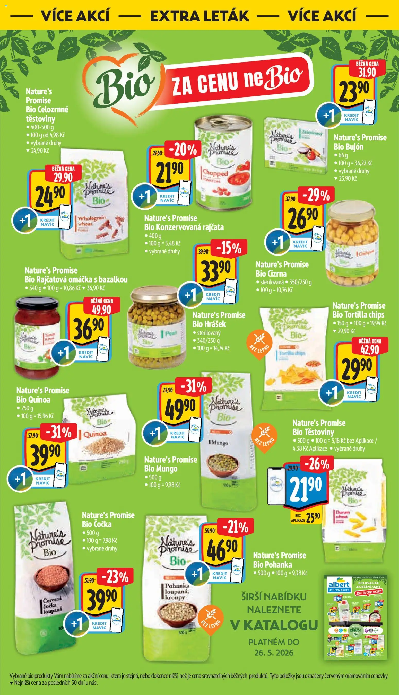 Albert leták - Hypermarket od 20.05.2026 | Strana: 33 | Produkty: Čočka, Tortilla chips, Tortilla, Kroupy