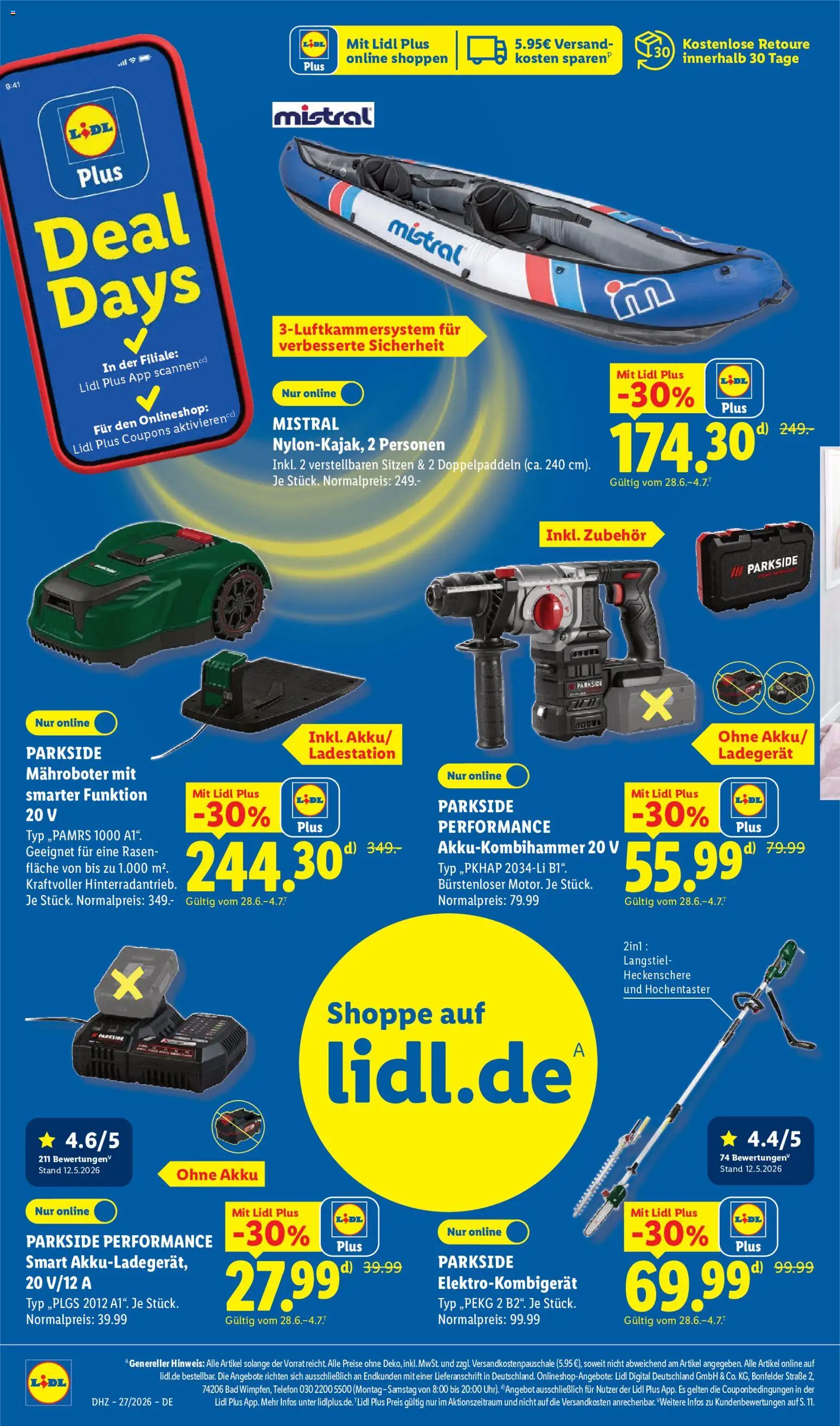 Lidl Prospekt – gültig ab 29.06.2026 | Seite: 8 | Produkte: Bad, Ladegerät, Telefon