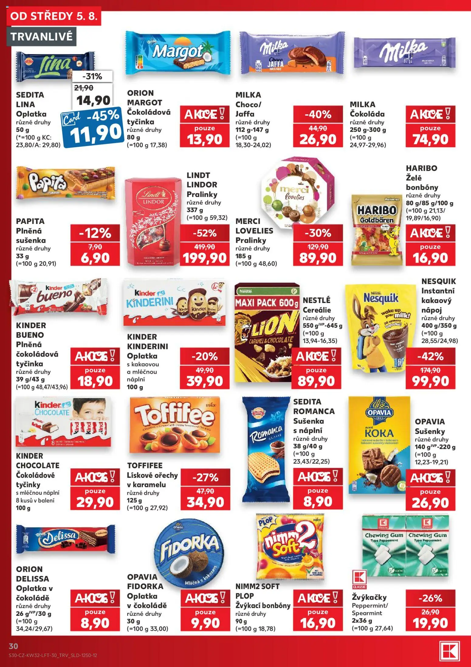 Kaufland leták - Plzeň od 05.08.2026 | Strana: 30