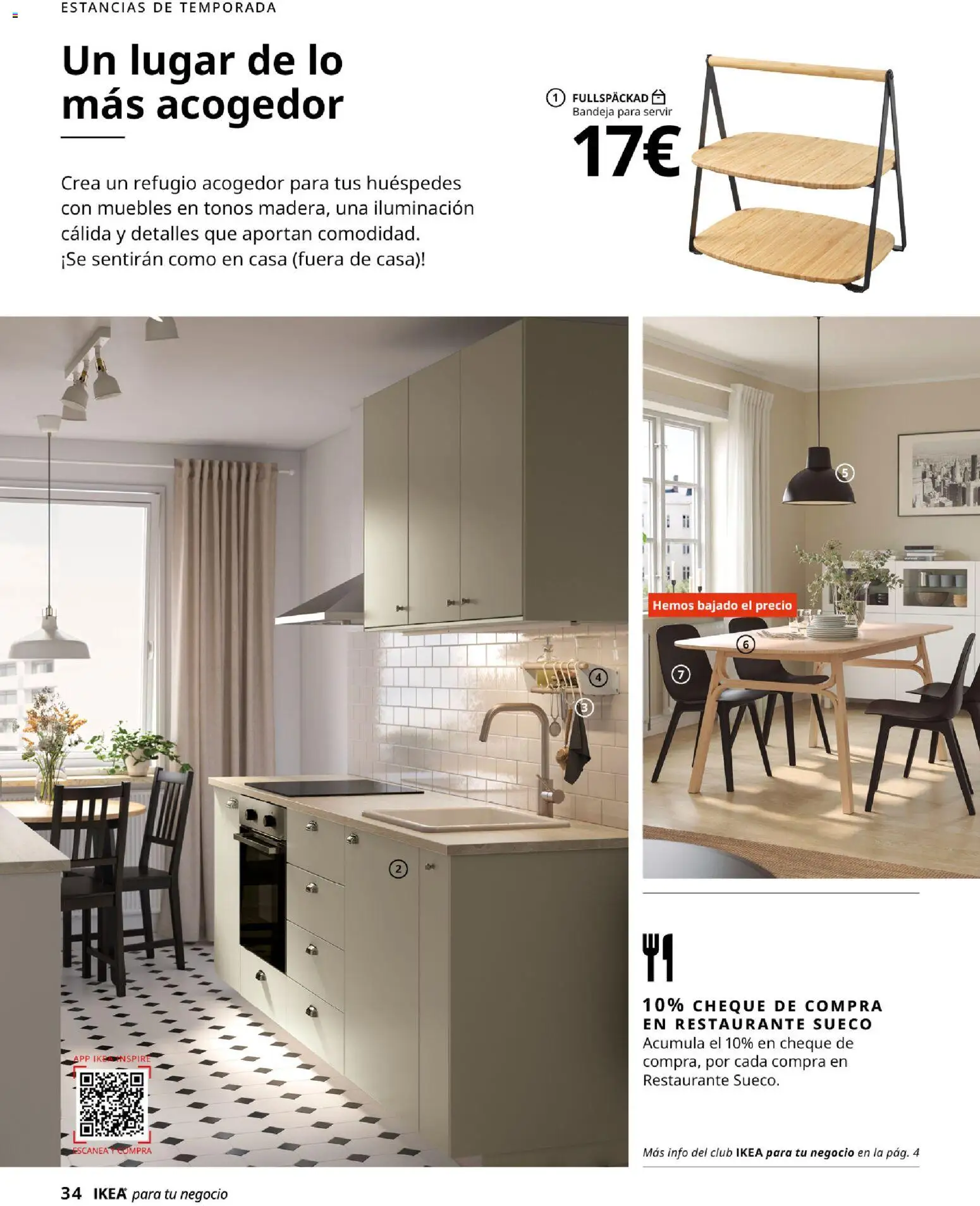 IKEA - IKEA para tu negocio │ válido desde el 01/09/2026 | Página: 34 | Productos: Muebles, Iluminación, Bandeja