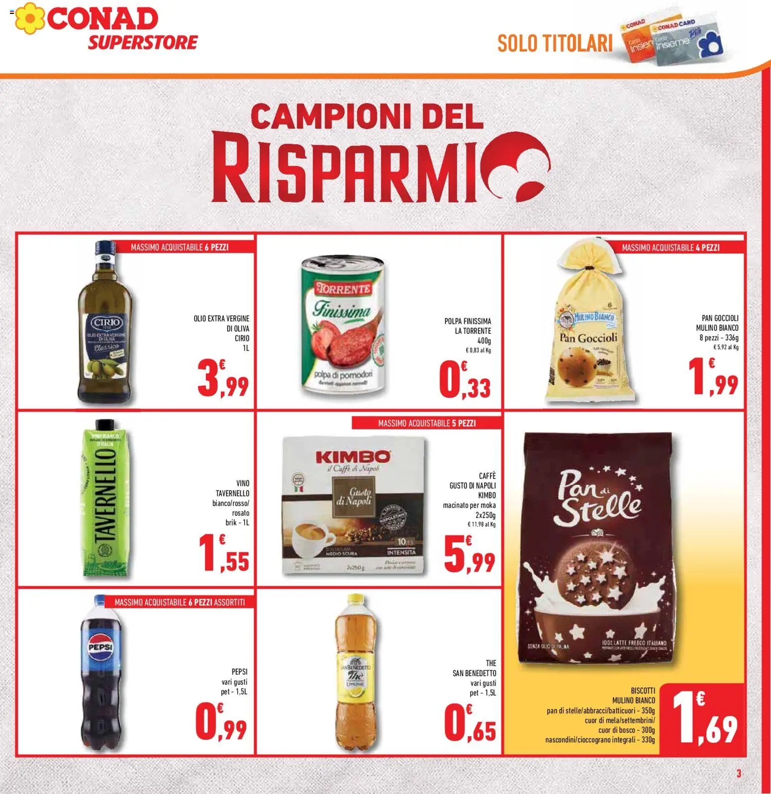 Volantino Conad del 01/07/2026 | Pagina: 3