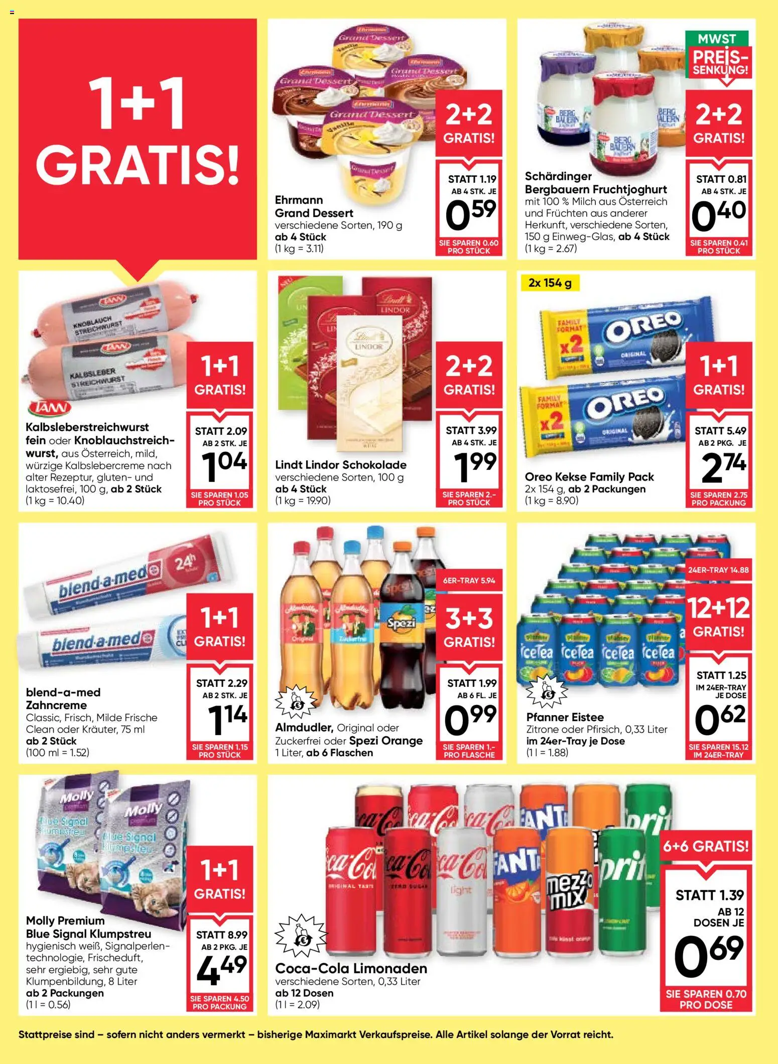 Maximarkt Flugblatt gültig ab 16.07.2026 | Seite: 14 | Produkte: Kekse, Knoblauch, Milch, Schokolade