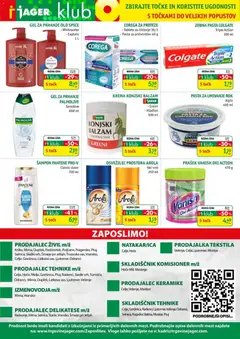 Jager katalog akcije – veljaven od 08.07.2026 | Stran: 13 | Izdelki: Gel za prhanje, Osvežilec prostora, Prašek, Zobna pasta