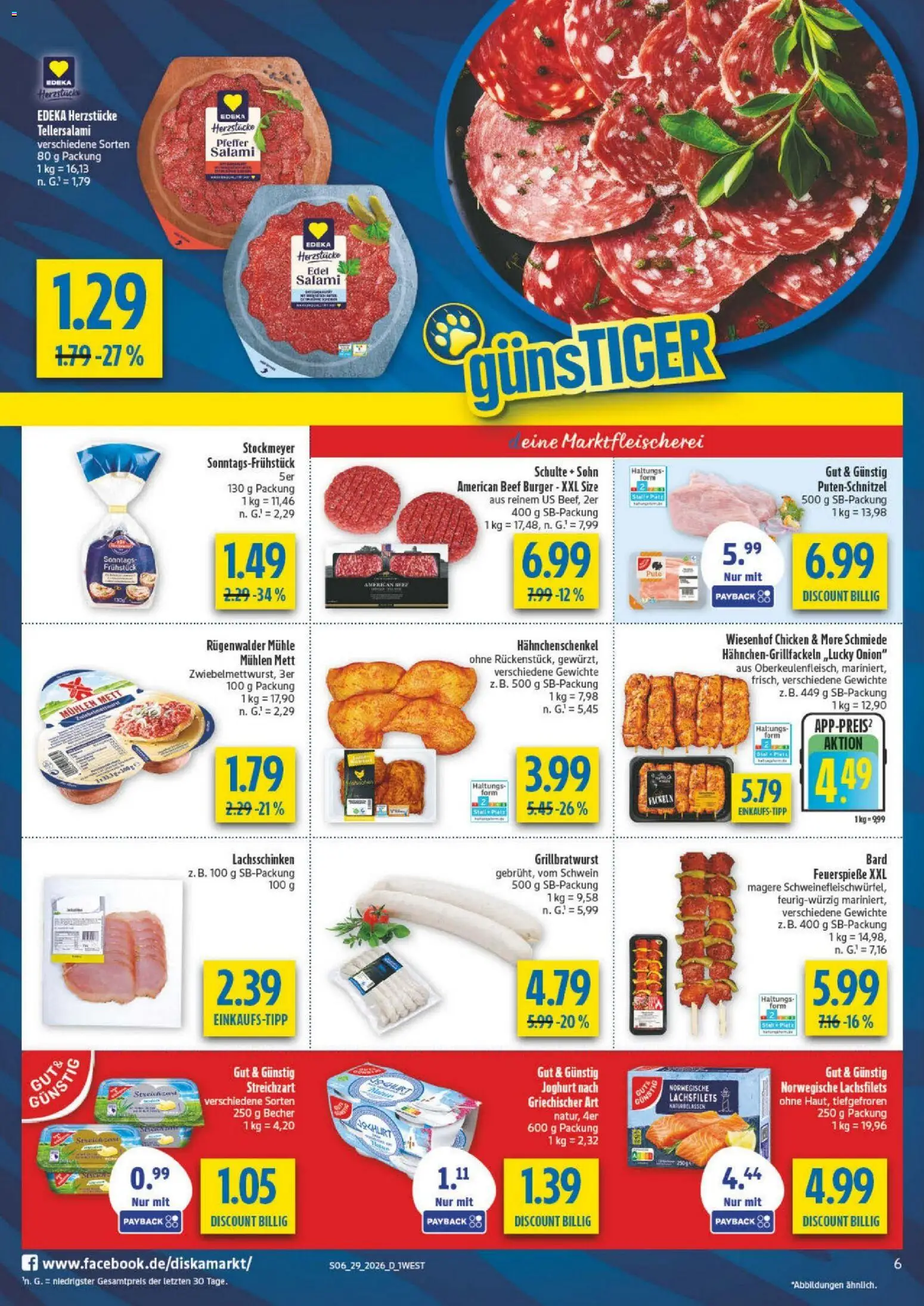 Diska - Diska Angebote Bayern KW28 – gültig ab 13.07.2026 | Seite: 6 | Produkte: Pute, Joghurt, Pfeffer, Salami