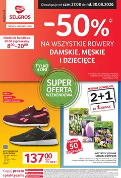 Pogląd oferty "Selgros cash&carry gazetka - Oferta weekendowa" - ważna od 27.08.2026