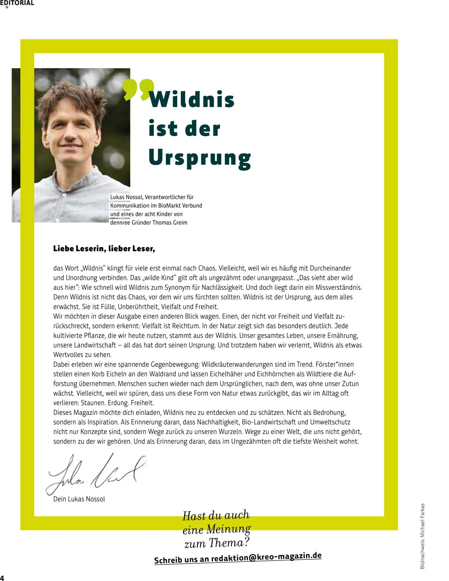 Denns BioMarkt Kreo Magazin – gültig ab 17.07.2026 | Seite: 4 | Produkte: Korb, Magazin
