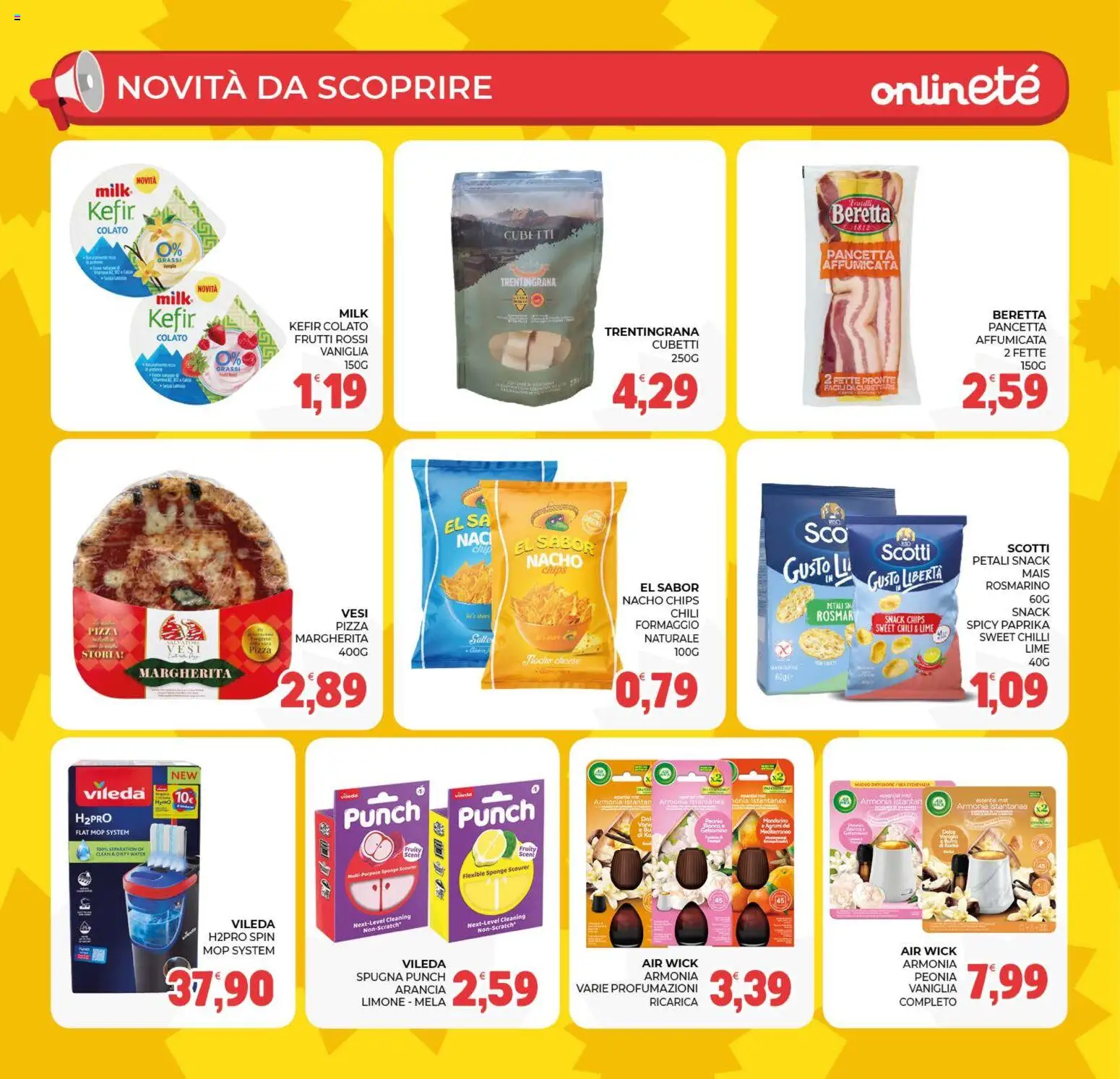 Volantino Eté del 07/08/2026 | Pagina: 29 | Prodotti: Spugna, Pizza, Agrumi, Mais