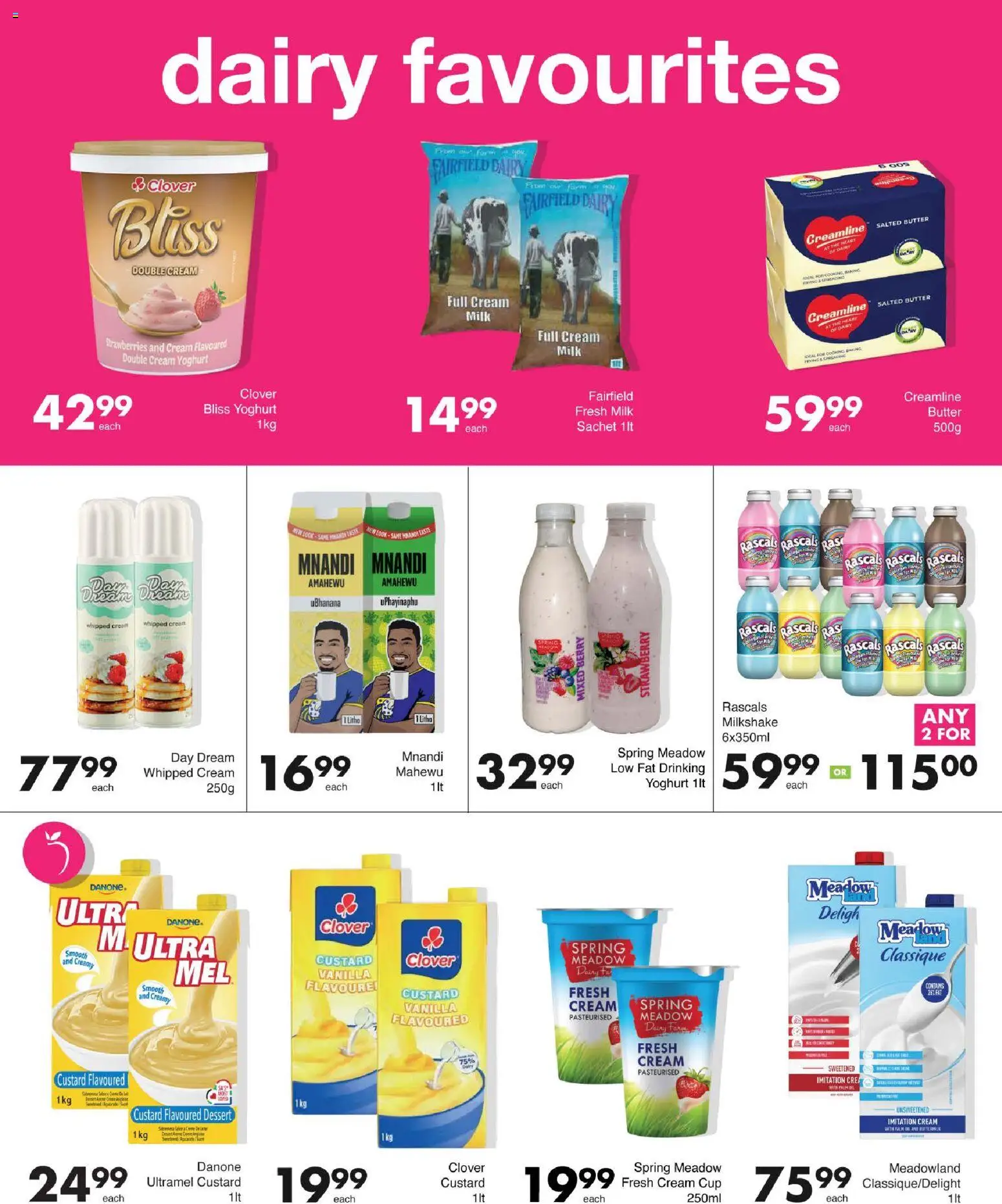 New Save catalogue – valid from 28.05.2026 | Page: 4 | Products: Yoghurt, Butter, Strawberries, Cream