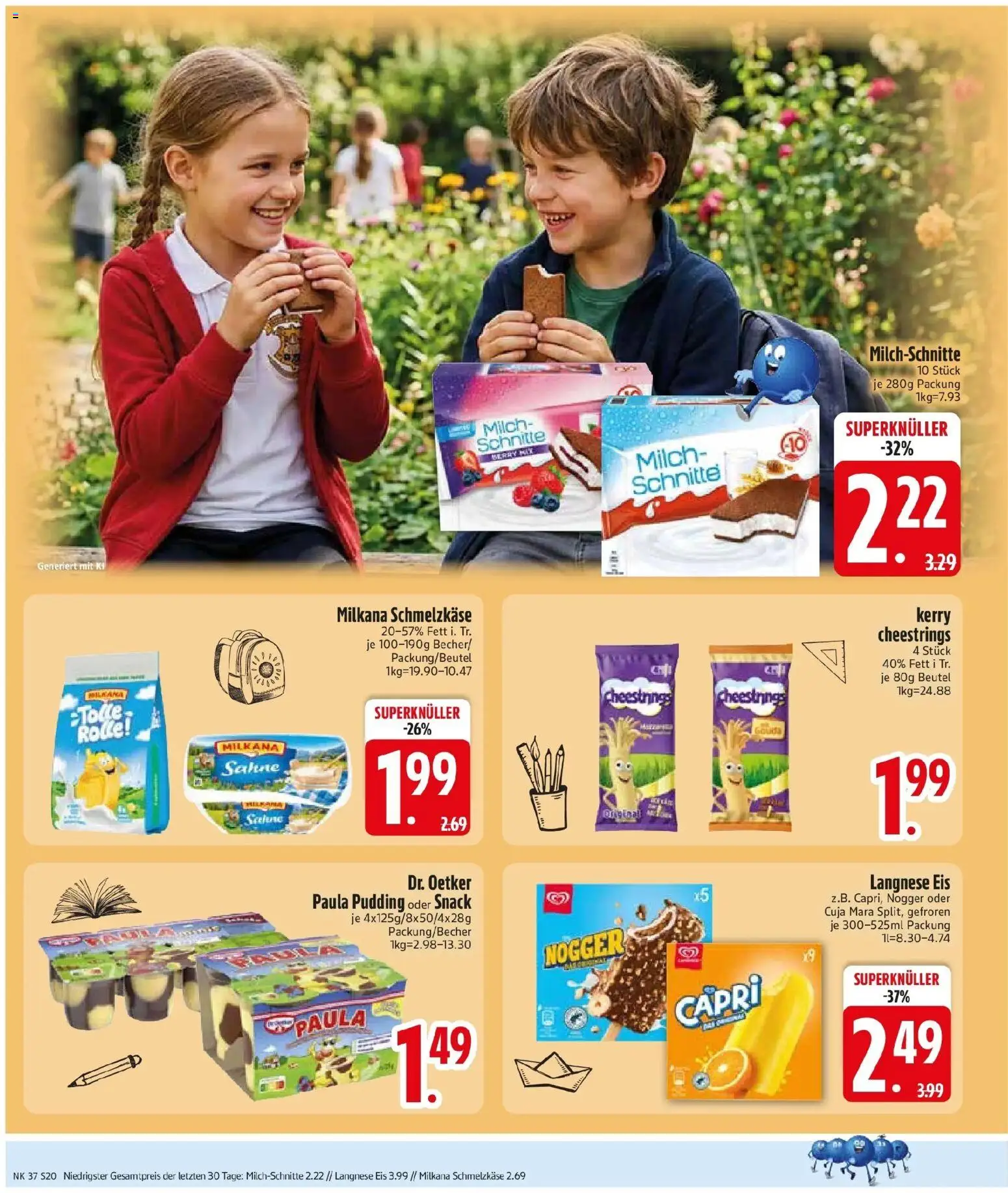 Edeka Prospekt Haar (ab 07.09.2026) » Angebote Online | Seite: 22 | Produkte: Langnese, Pudding, Sahne, Eis