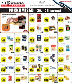 Grossi Toidukaubad kliendilehe eelvaade alates 20.07.2026