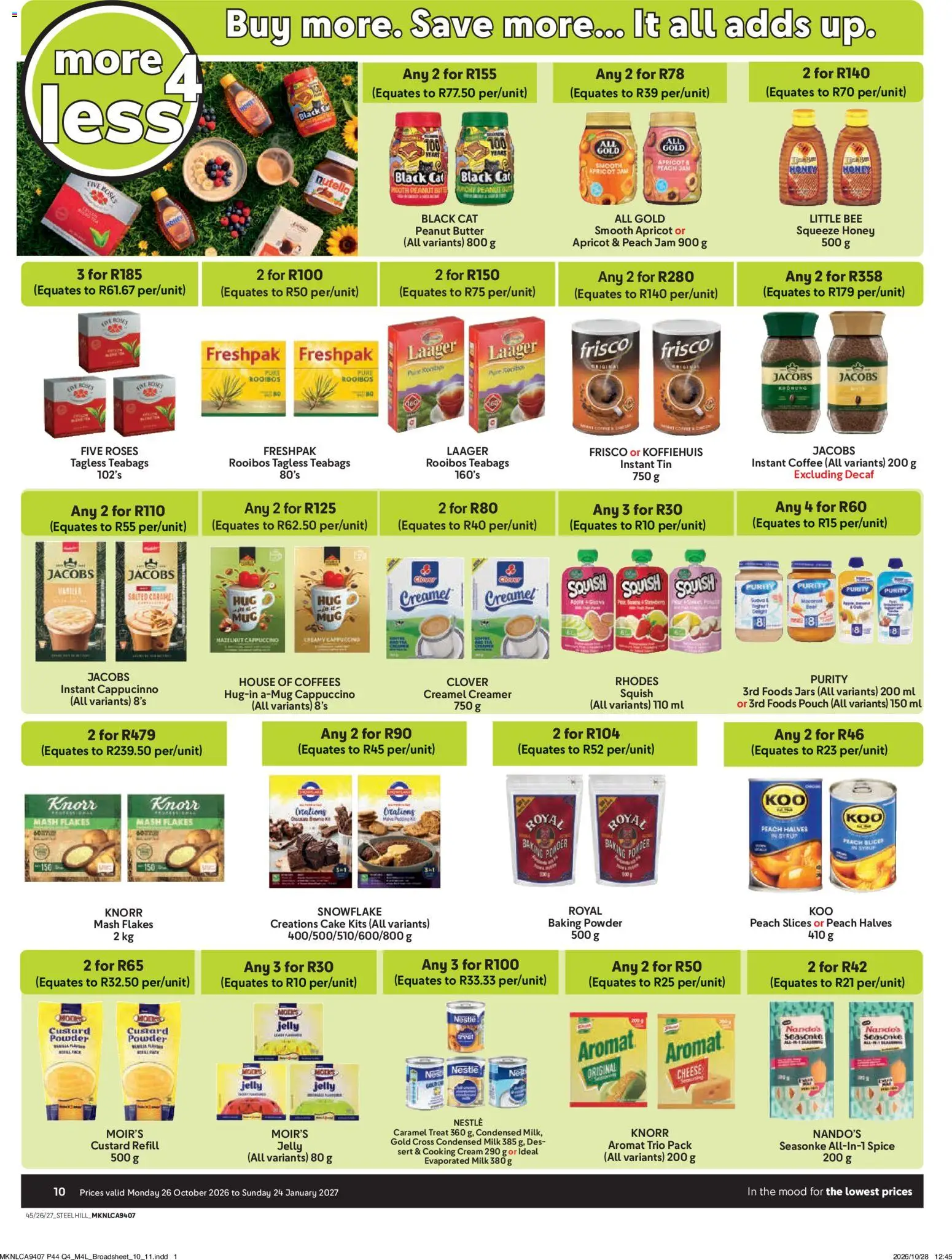 New Makro catalogue – valid from 26/10/2026 | Page: 10 | Products: Frisco, Milk, Cheese, Aromat