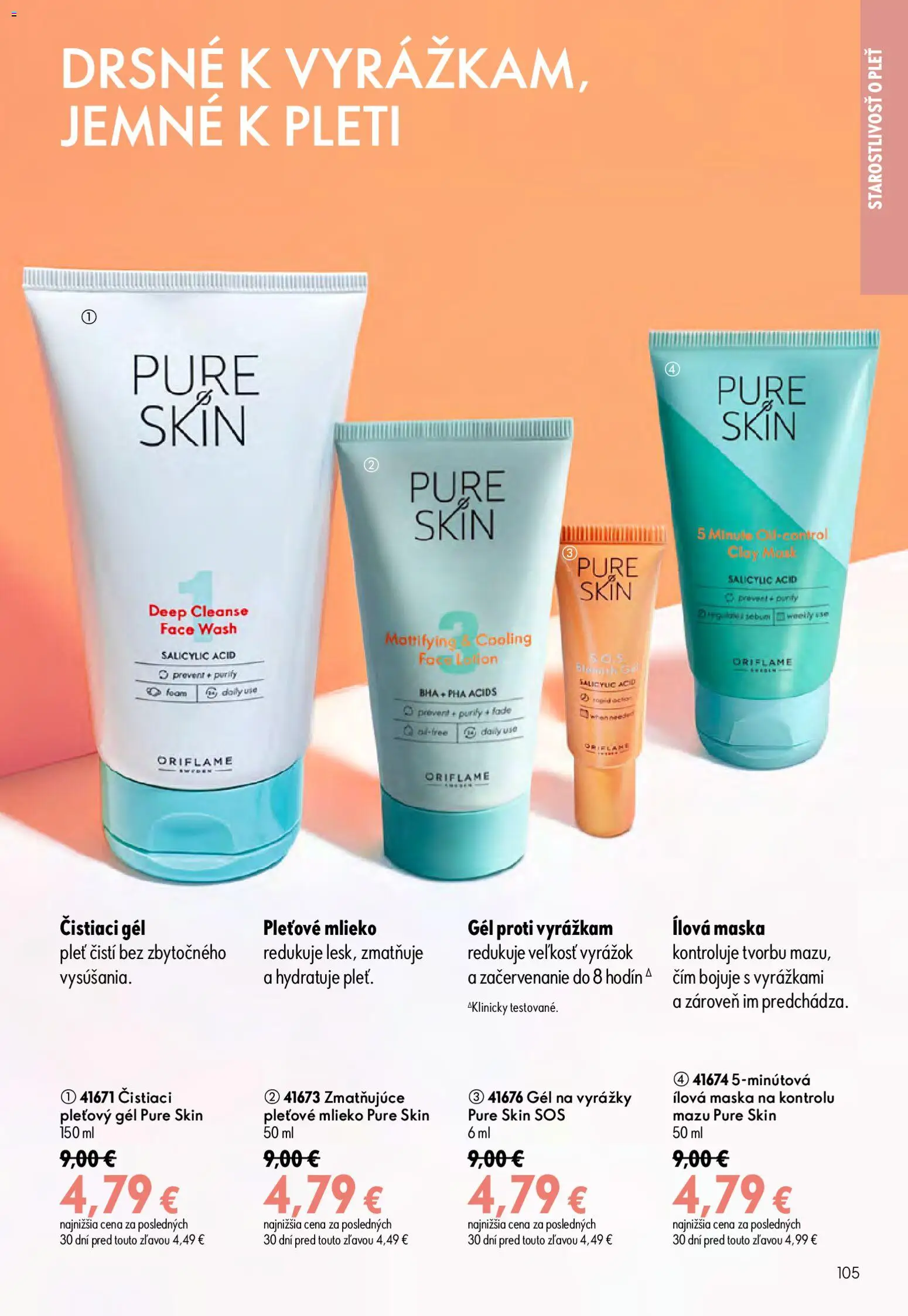Nové Oriflame akcie – leták je platný od 17.06.2026 | Strana: 105 | Produkty: Mlieko, Maska
