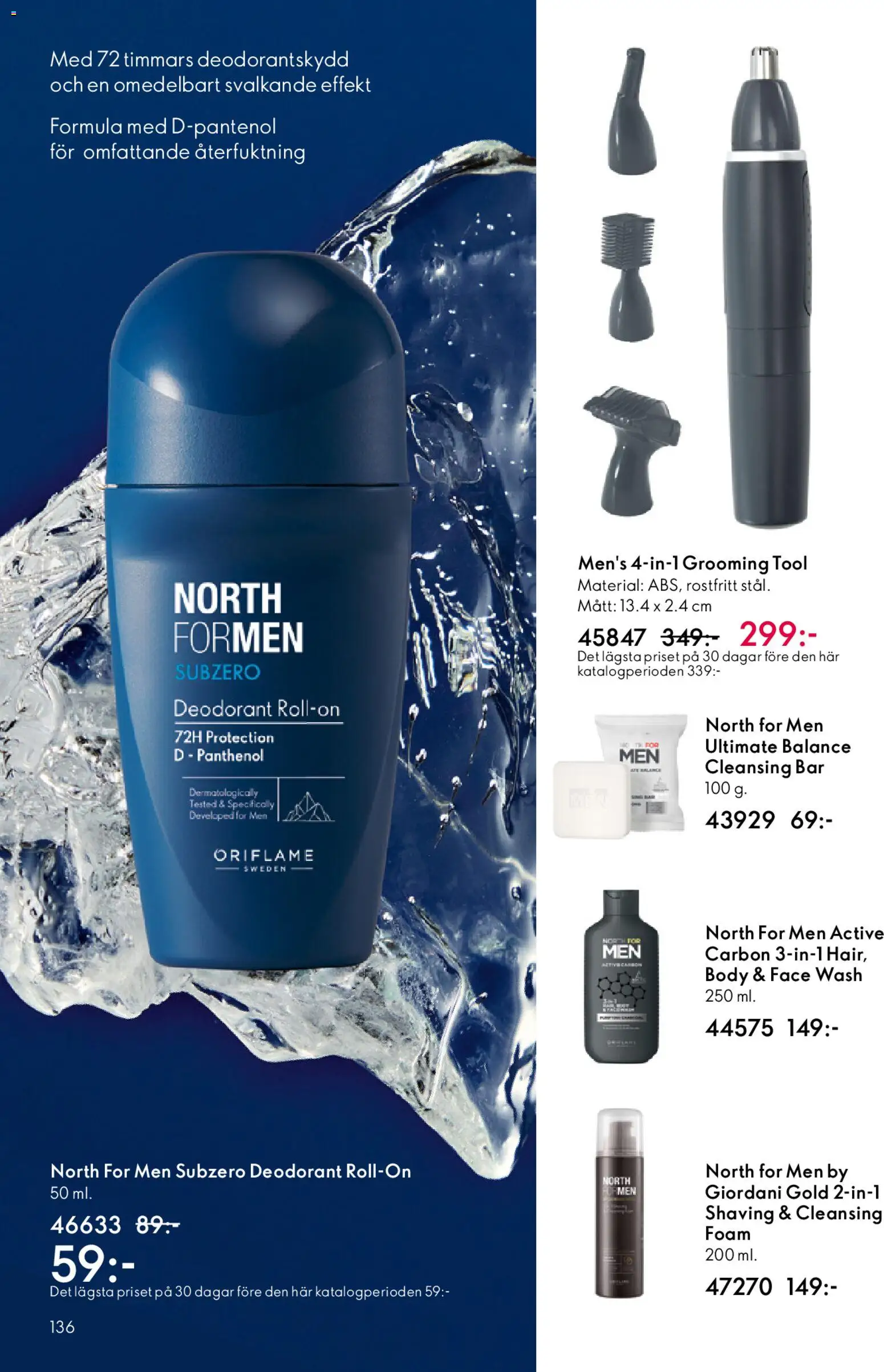Oriflame reklamblad aktuell från 01.04.2026 | Sida: 136 | Produkter: Deodorant