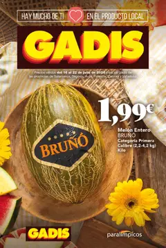 Vista previa Gadis folleto válido desde el 16/07/2026