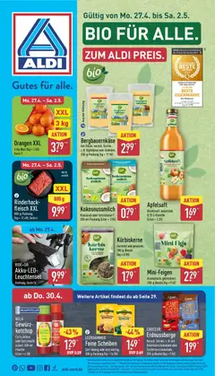 Aldi Prospekt 	 ab 27.04.2026 gültig