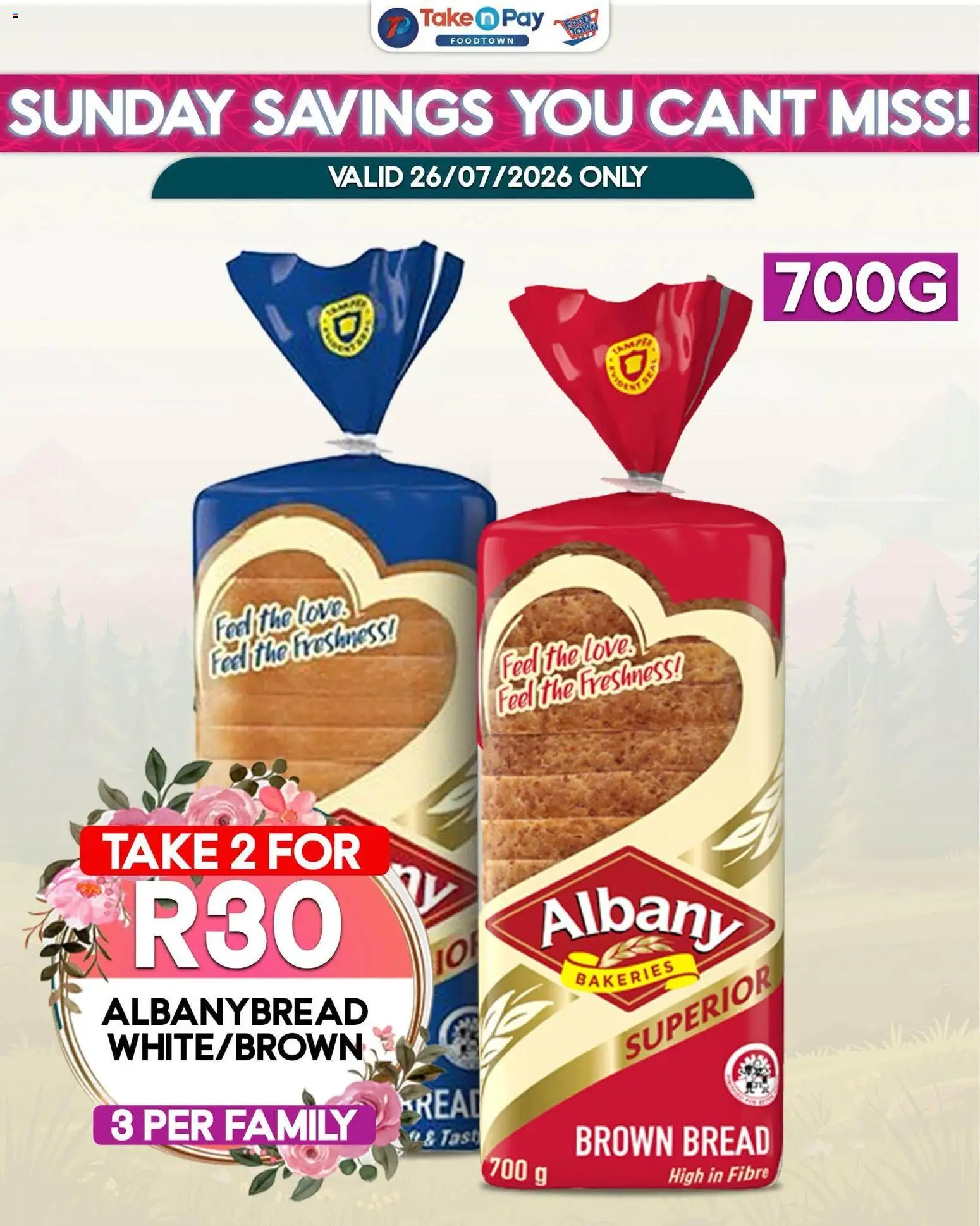 New Take n Pay catalogue – valid from 02/08/2026 | Page: 4 | Products: Bread