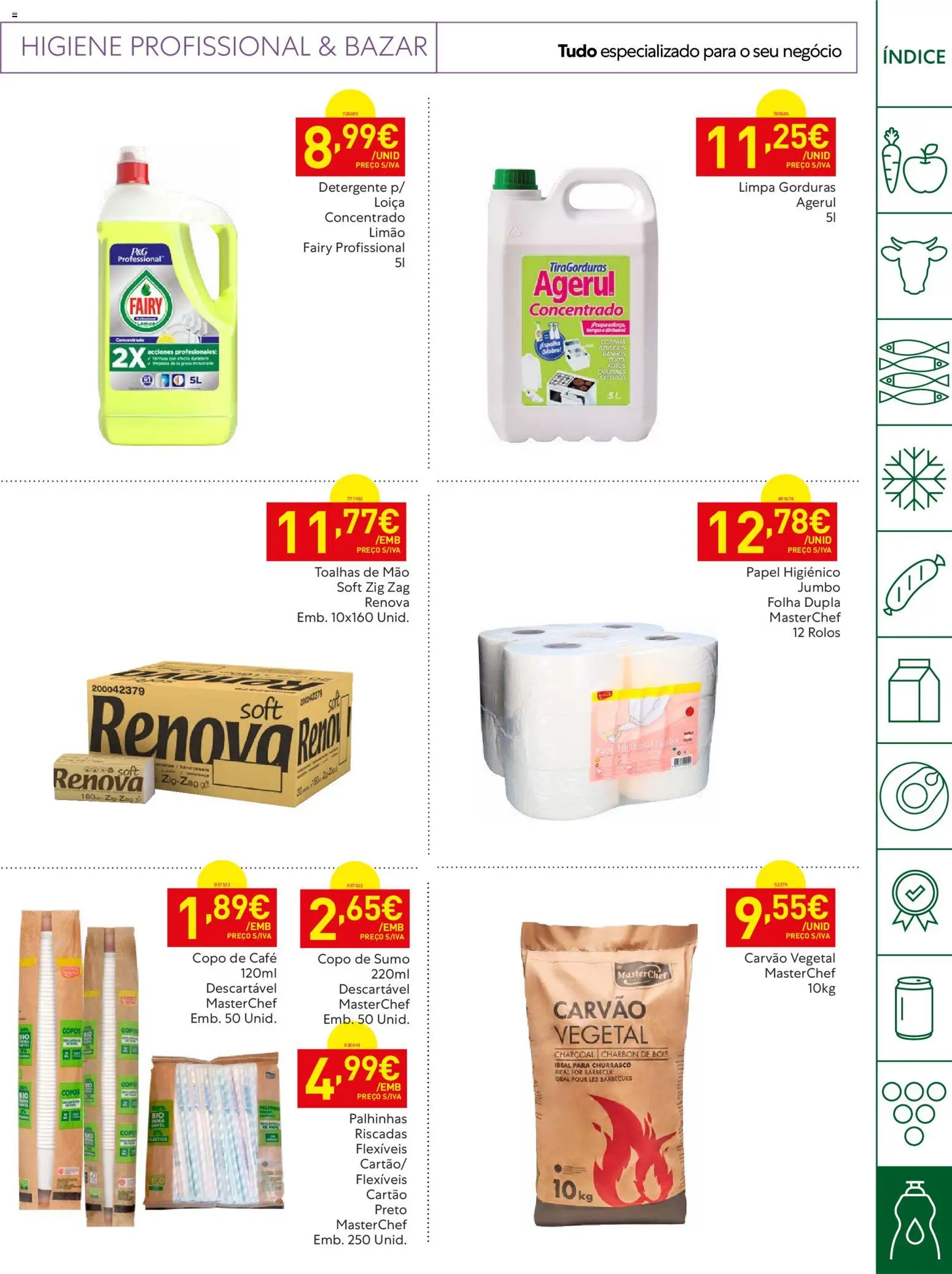 Recheio Horeca Madeira │ válido de 19.05.2026 | Página: 37 | Produtos: Detergente, Carvão vegetal, Café, Sumo