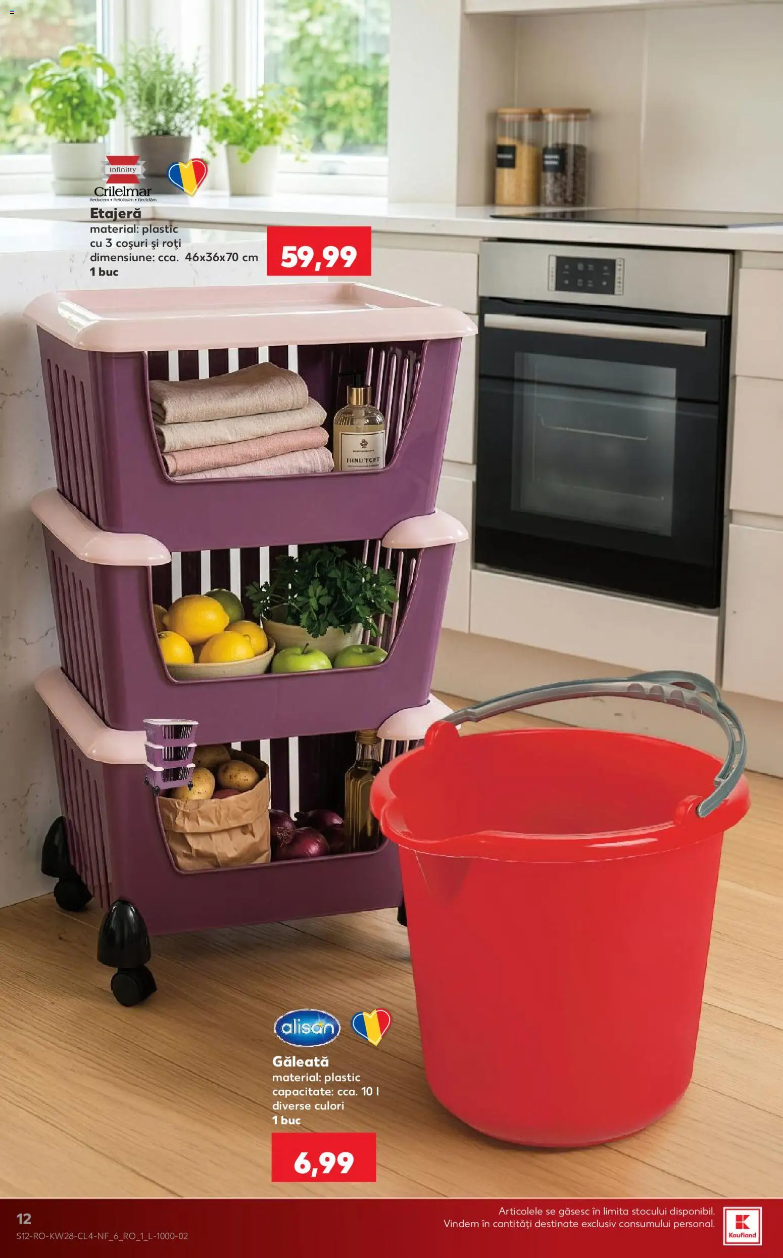 Noul catalog Kaufland – valabil de la 08.07.2026 | Pagină: 12 | Produse: Etajeră
