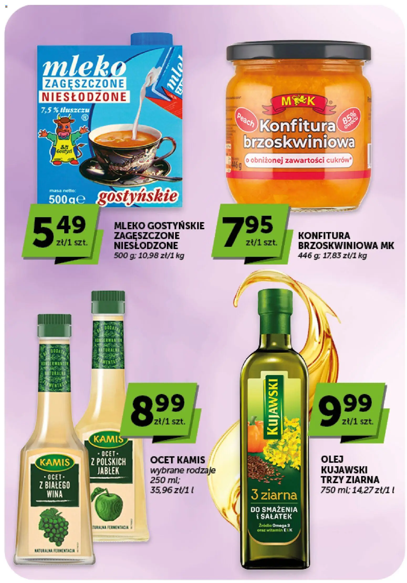 ABC gazetka od 03.09.2026 | Strona: 31 | Produkty: Mleko zagęszczone niesłodzone, Omega, Mleko, Olej