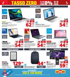 Anteprima del volantino Comet volantino valido a partire dal 23.04.2026 | Pagina: 13 | Prodotti: Monitor, Notebook, Zaino, Audio