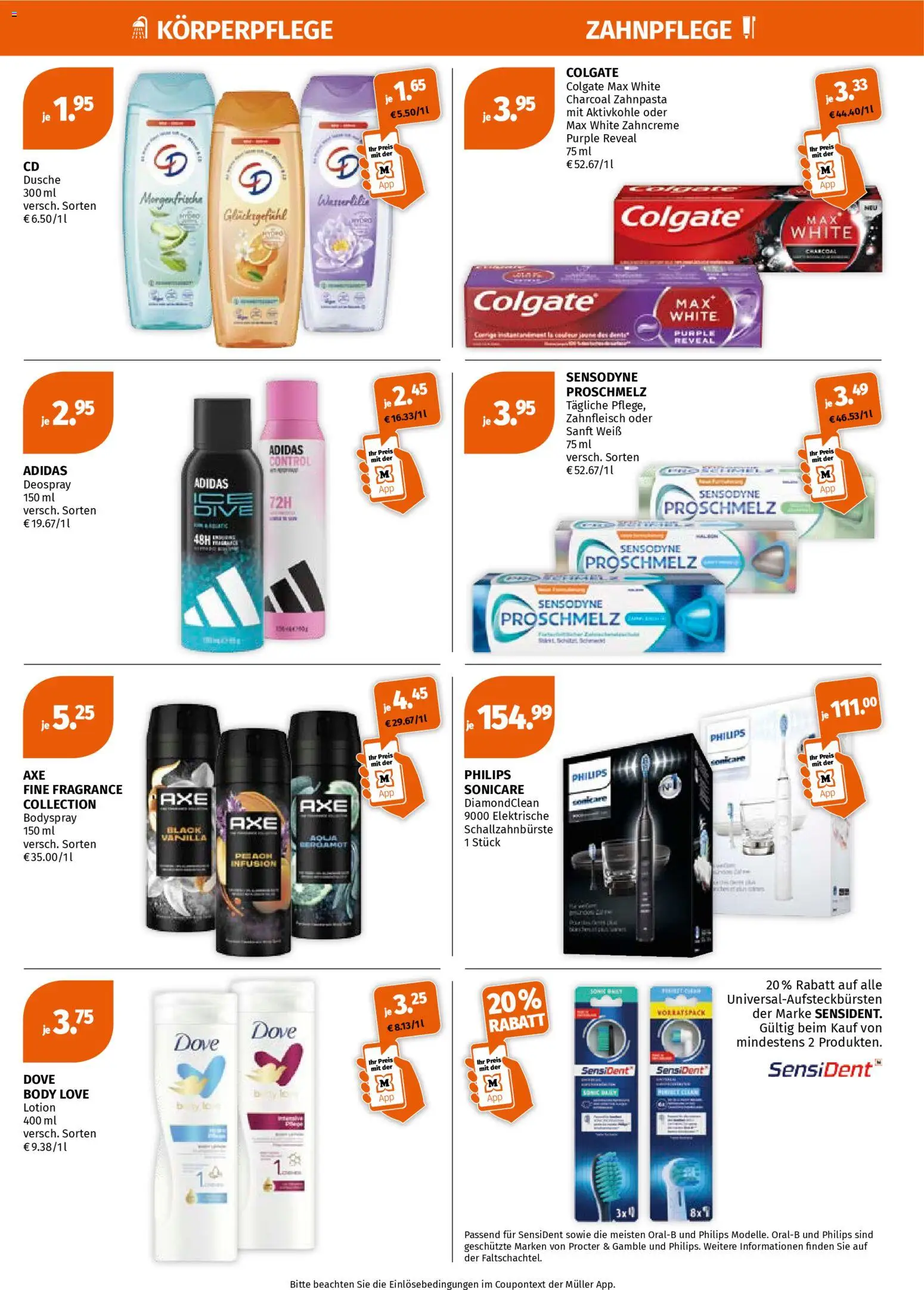 Müller Prospekt 	 – gültig ab 20.04.2026 | Seite: 5 | Produkte: Philips, Deodorant, Body Lotion, Deospray