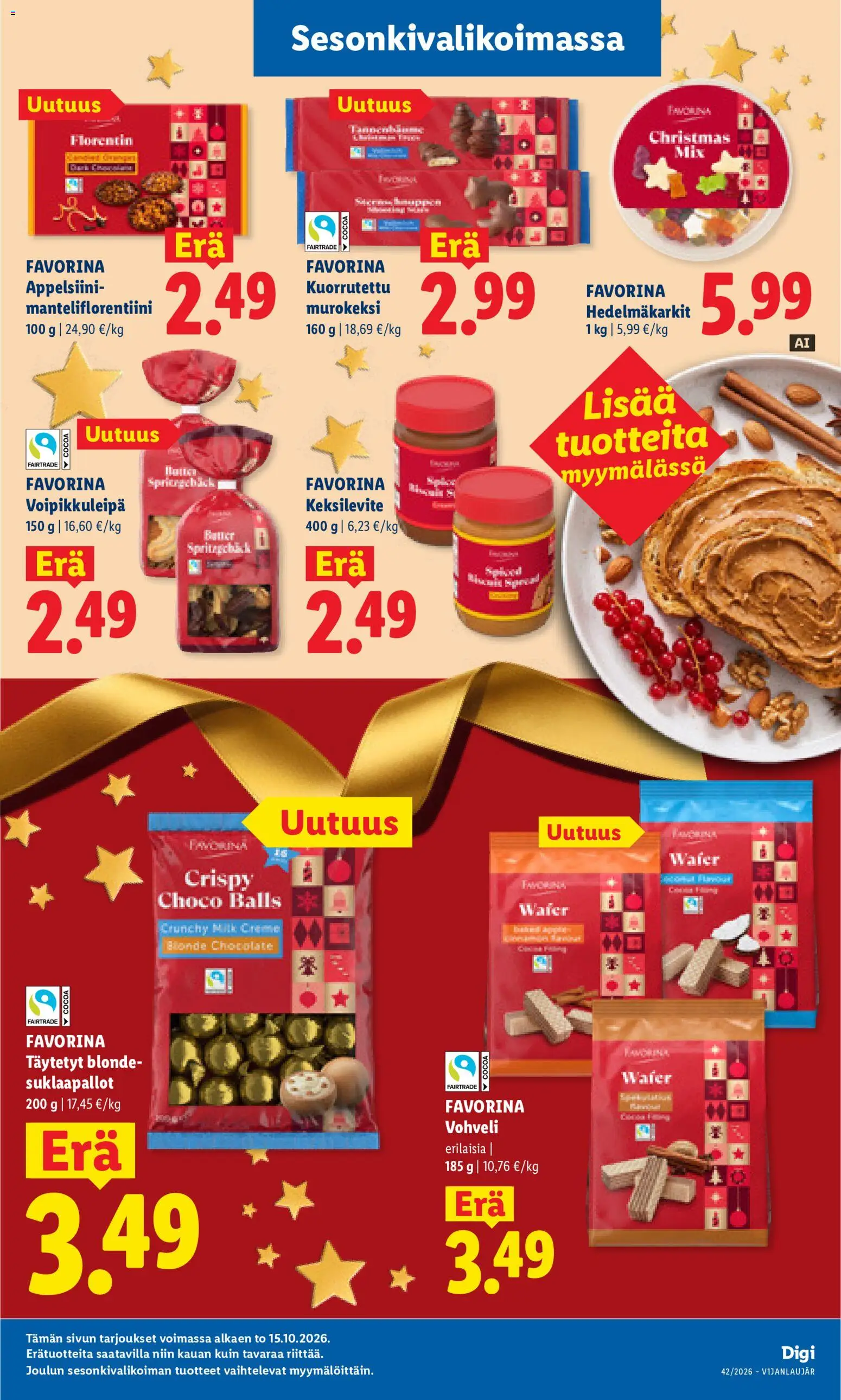 Lidl tarjoukset Helsinki – voimassa 15/10/2026 alkaen | Sivu: 15