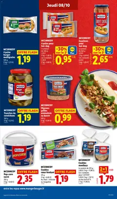 LIDL - Prévisualisation de MCENNEDY 4 pains burger multigrains, 320 g valide à partir de 08/10/2026 | Page: 25