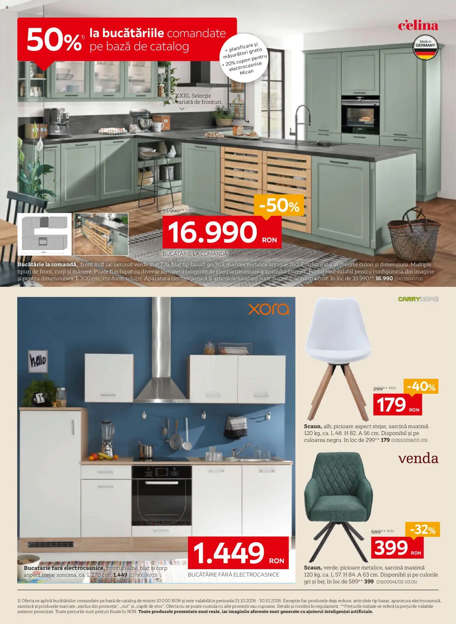 Noul catalog XXXLutz – valabil de la 05.10.2026 | Pagină: 4 | Produse: Mânere, Aplică, Bucătărie, Tip